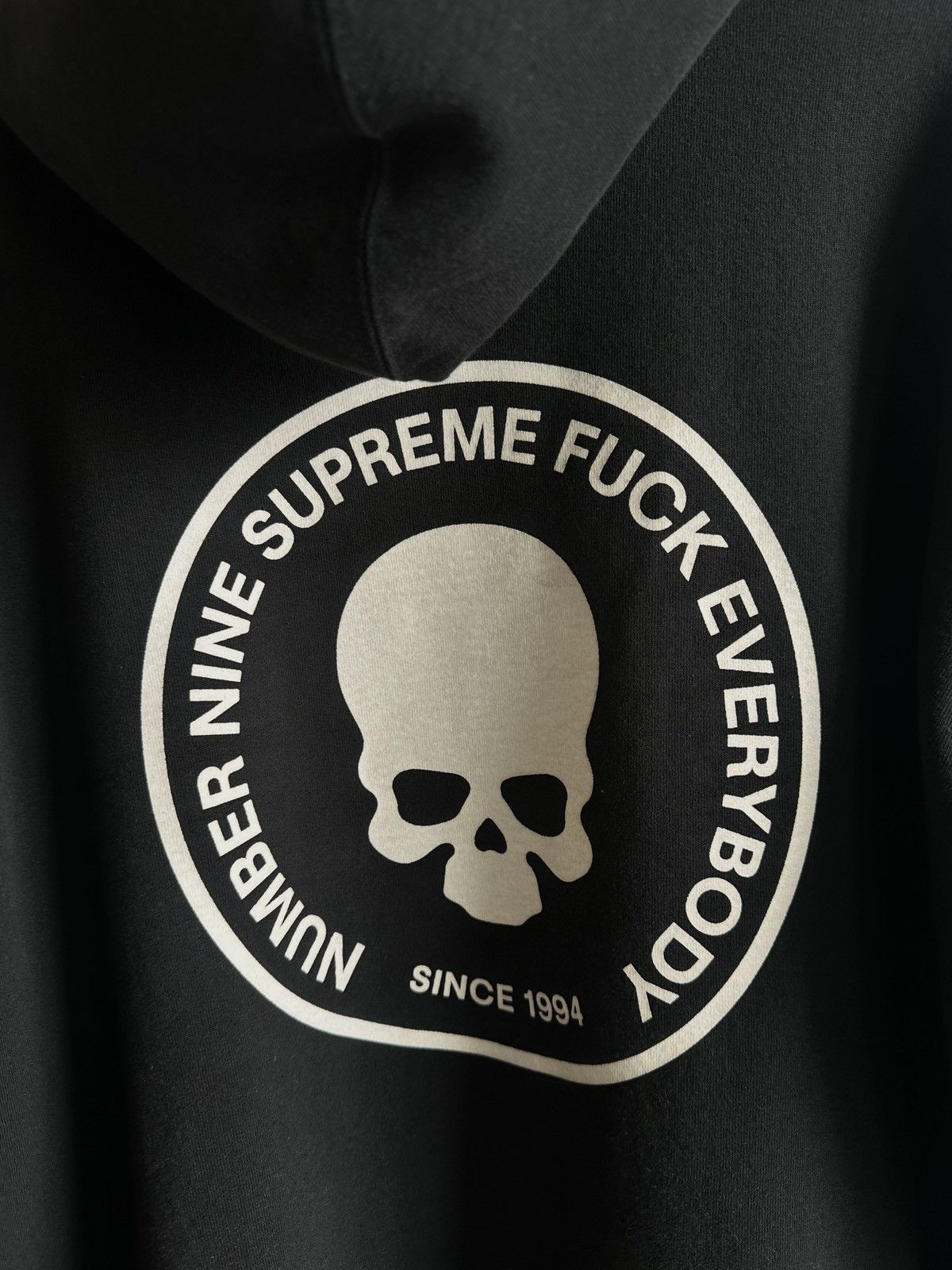 Supreme Supreme x Number (N)ine FW25 F* Everybody Hooded Sweatshirt Size US L / EU 52-54 / 3 - 3 Thumbnail