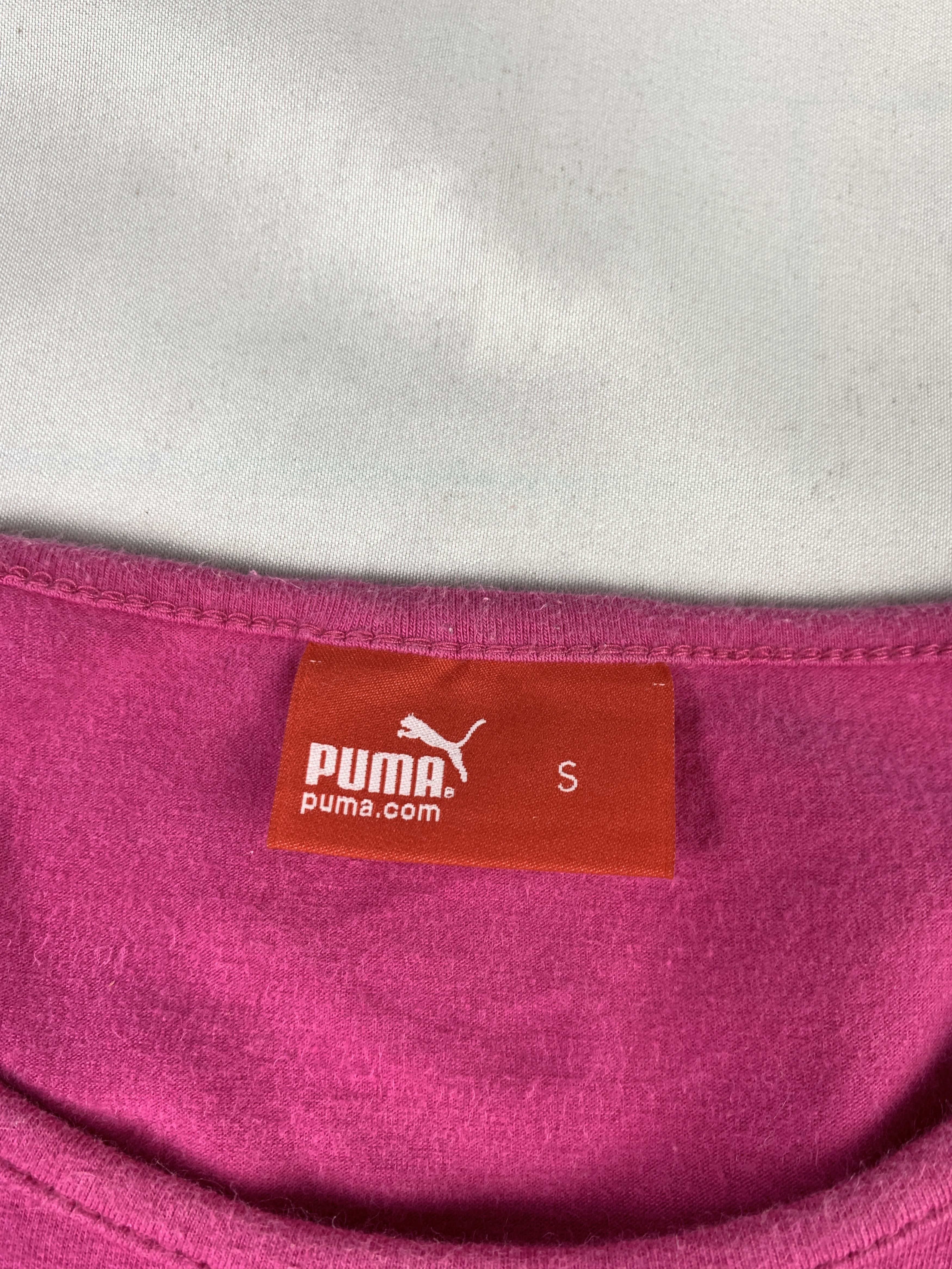 Puma 2000s Puma Pink Lace Sleeves Tee (S) Size S / US 4 / IT 40 - 8 Thumbnail