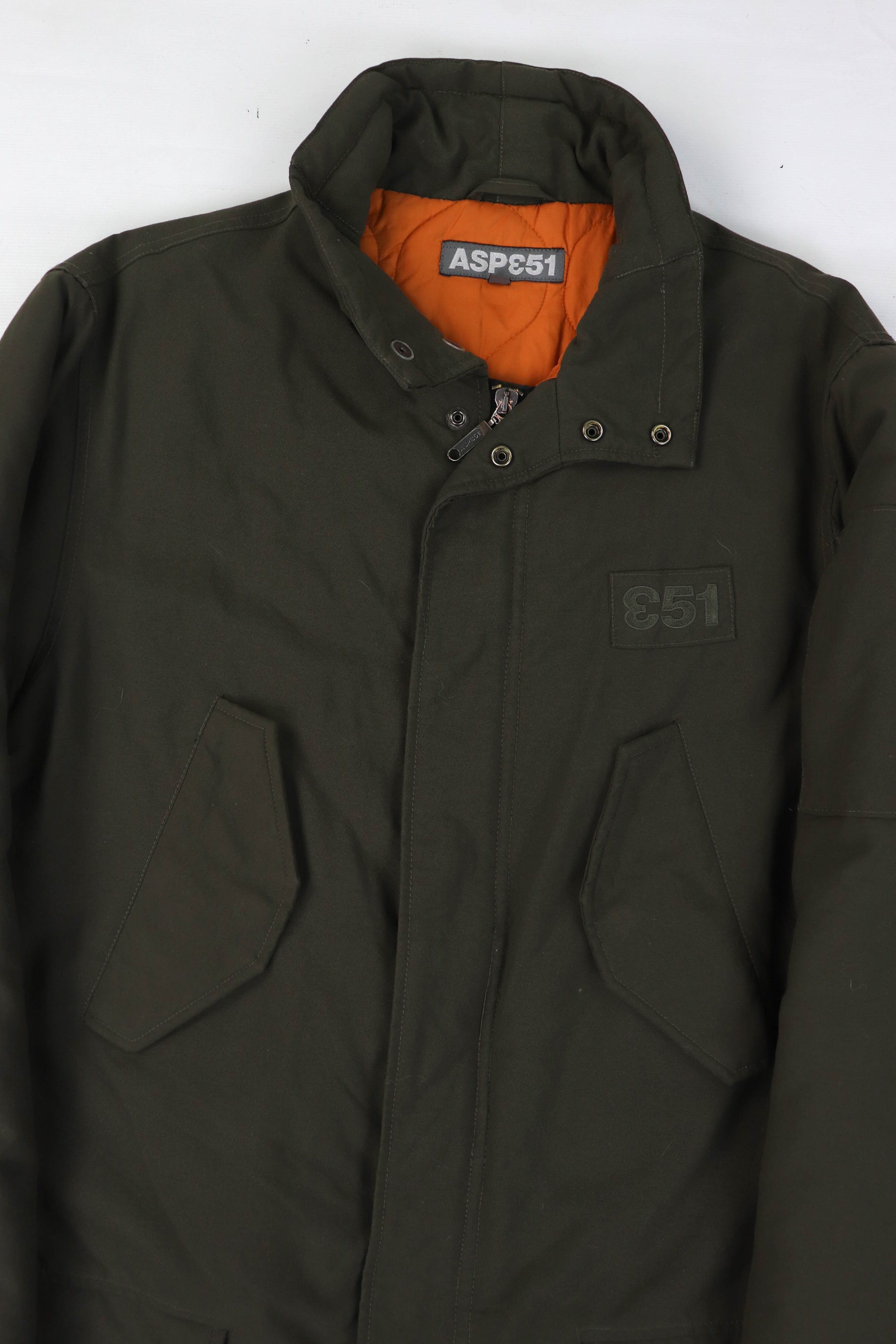 Aspesi Aspesi Thermal Insulation Olive Green Field Jacket Size US XL / EU 56 / 4 - 3 Thumbnail