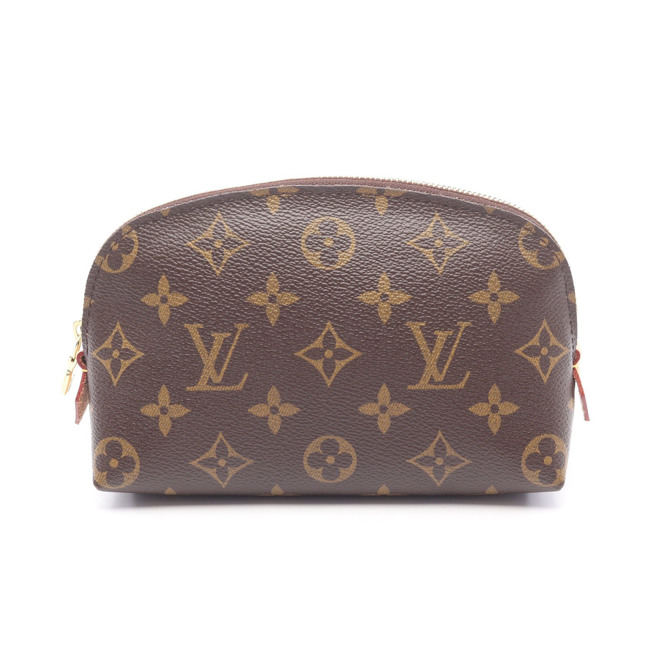 Louis Vuitton Louis Vuitton Pochette Cosmetics Monogram Cosmetic Pouch Leather Brown Size ONE SIZE - 1 Thumbnail