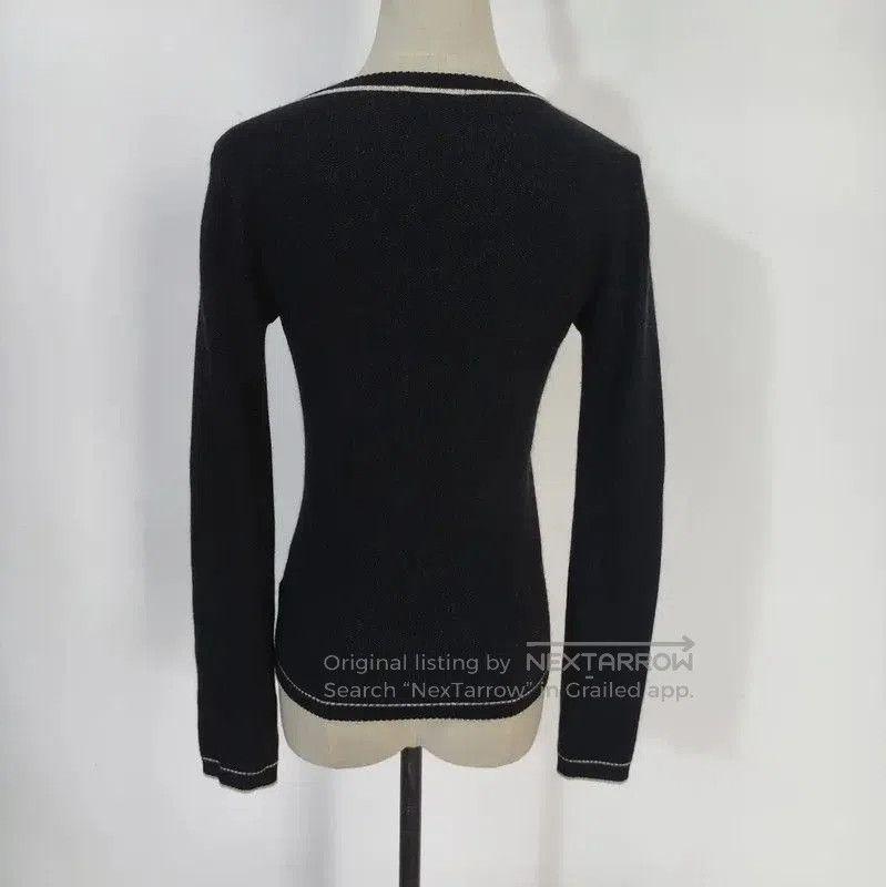Burberry Burberry Black Wool Blend Cardigan for Women. Size M / US 6-8 / IT 42-44 - 4 Thumbnail
