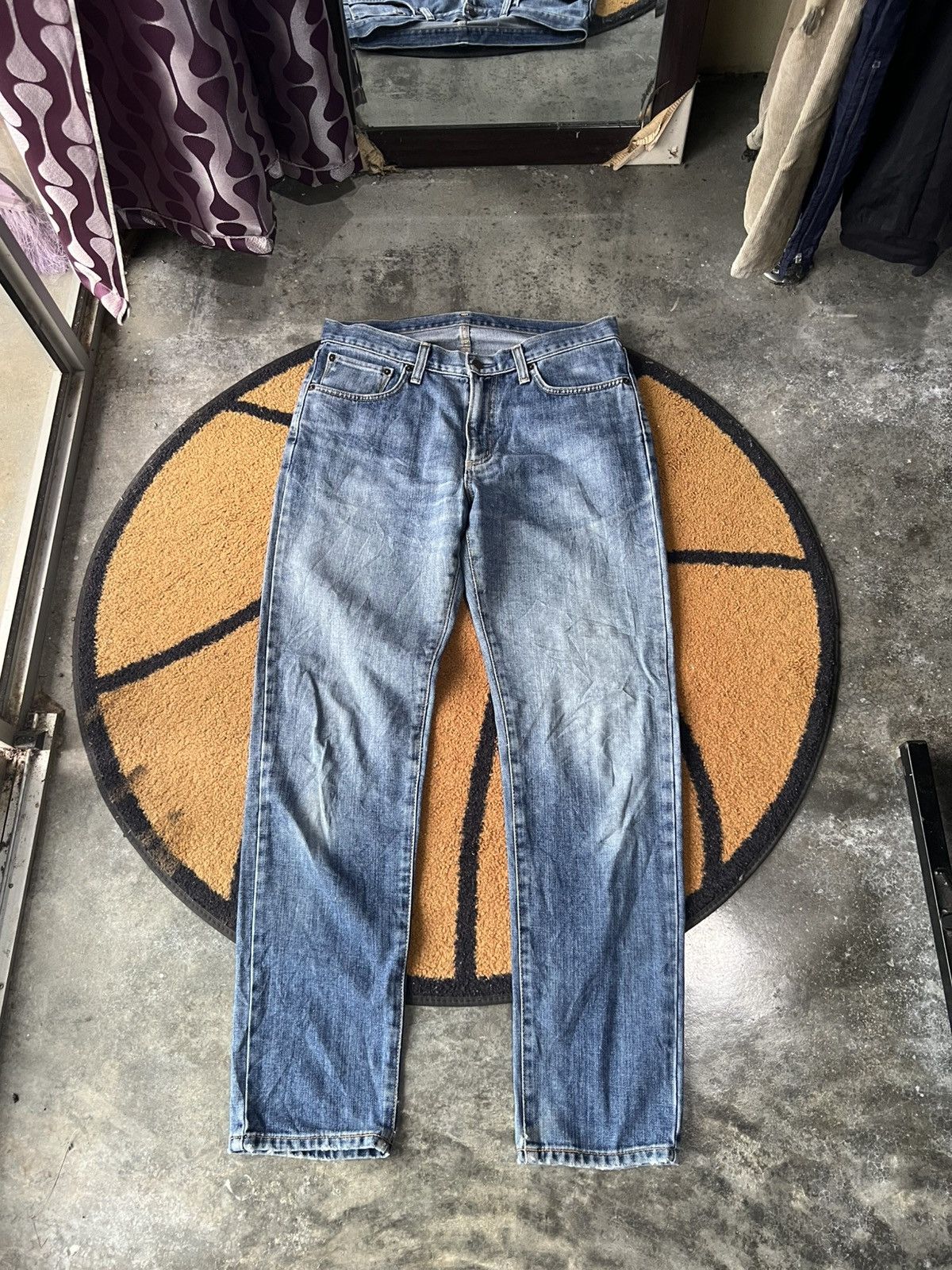🔥Vintage Edwin 407 Distressed Denim