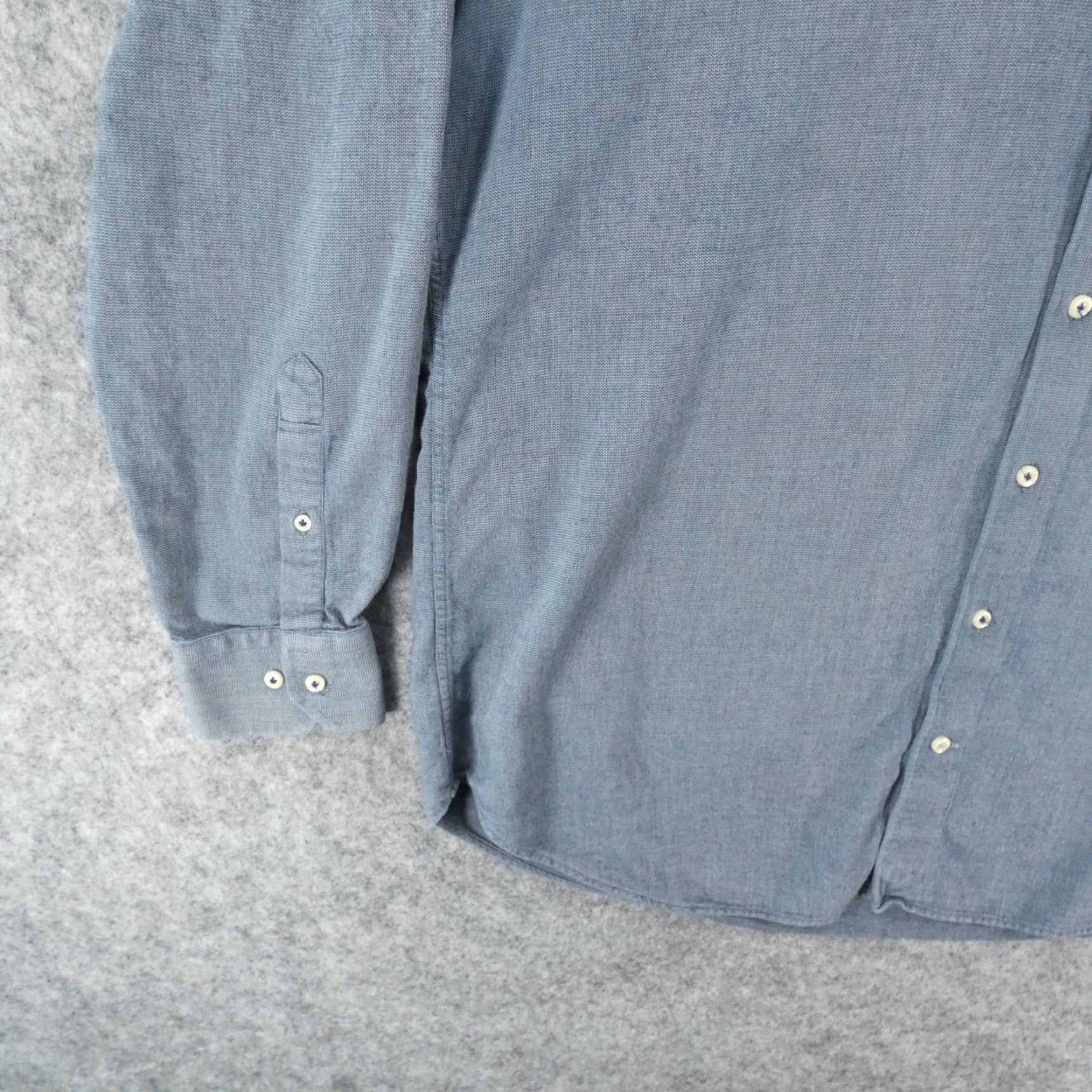 Peter Millar Peter Millar Shirt Mens Extra Large Long Sleeve Button-Up Blue Size US XL / EU 56 / 4 - 4 Thumbnail