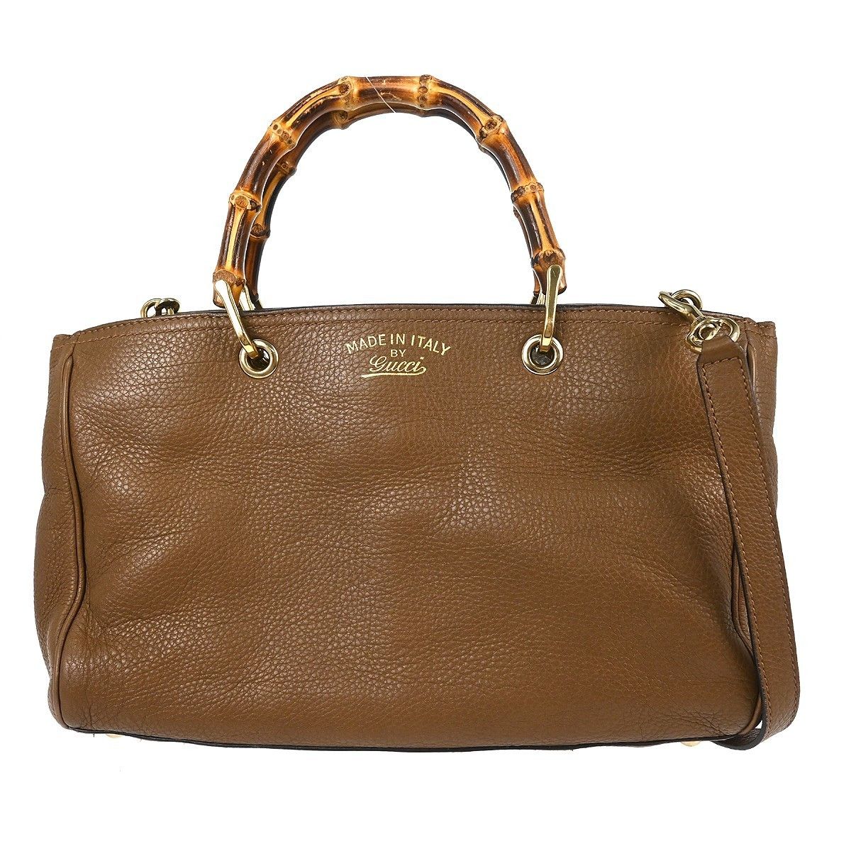 Gucci Gucci Bamboo Shopper Tote Leather Size ONE SIZE - 1 Thumbnail