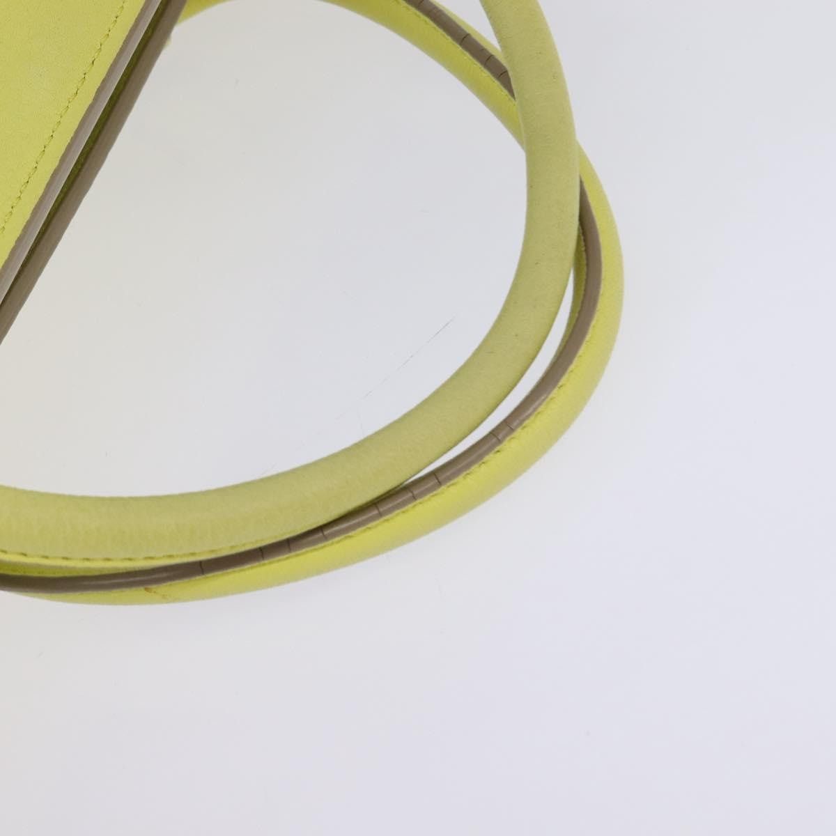 Celine CELINE Thai Mini Hand Bag Leather Yellow Gold Size ONE SIZE - 7 Thumbnail