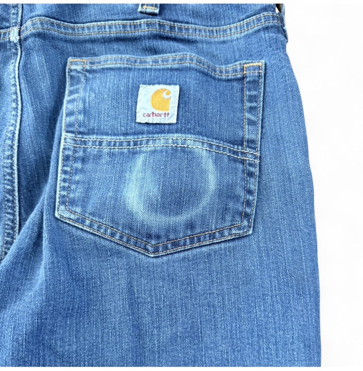 Carhartt Carhartt Rugged Flex 102808 Relaxed Fit Denim Jeans 33x30 Size US 33 - 5 Thumbnail