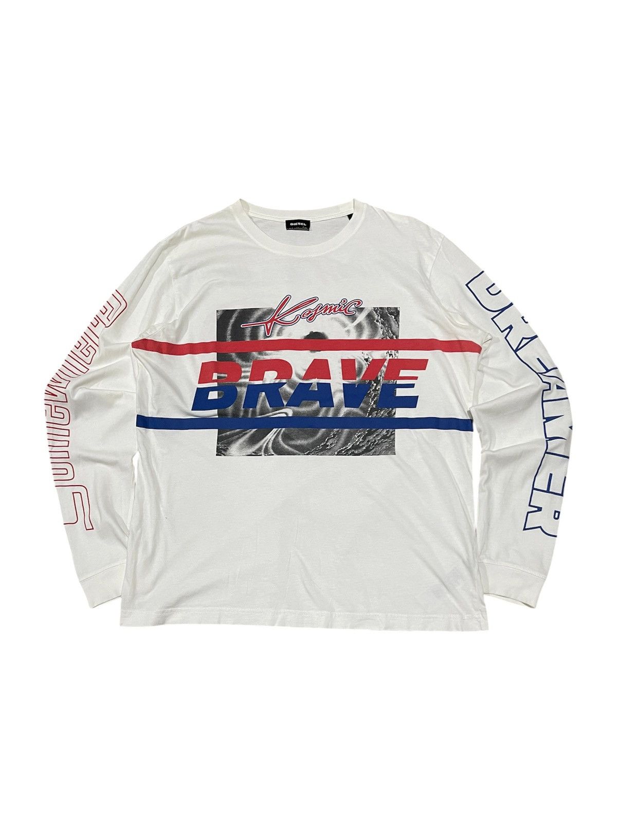 Diesel 2000s DIESEL BRAVE DOUBLE SIDED PRINT LONG SLEEVE SHIRT Size US L / EU 52-54 / 3 - 2 Thumbnail