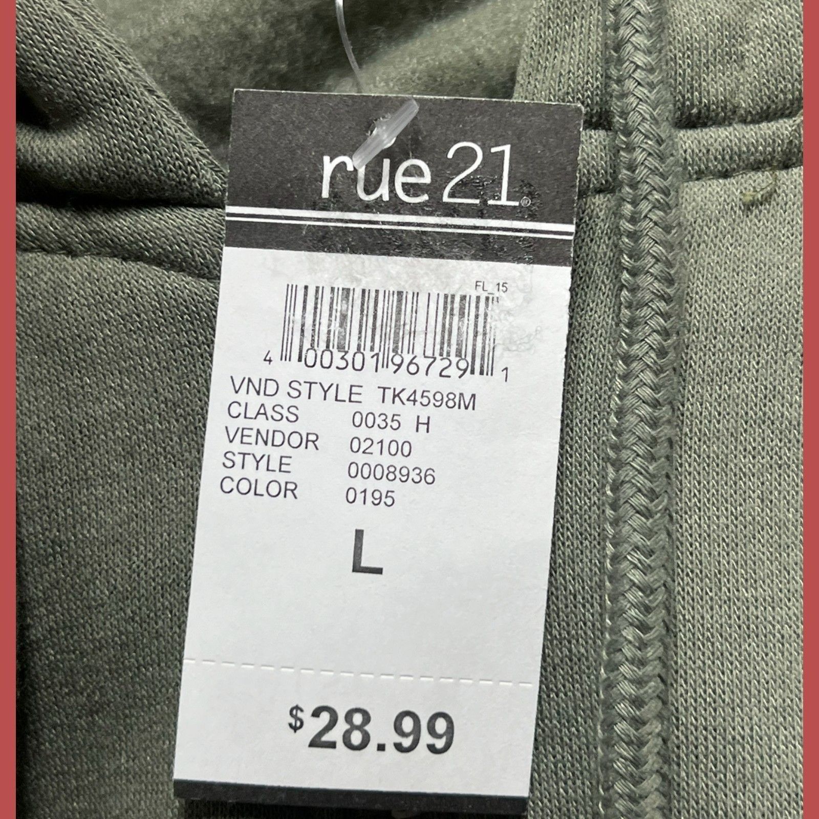 Other Love Mood - Women's Long Sleeve Hooded Sweatshirt - Olive Gr Size L / US 10 / IT 46 - 8 Thumbnail