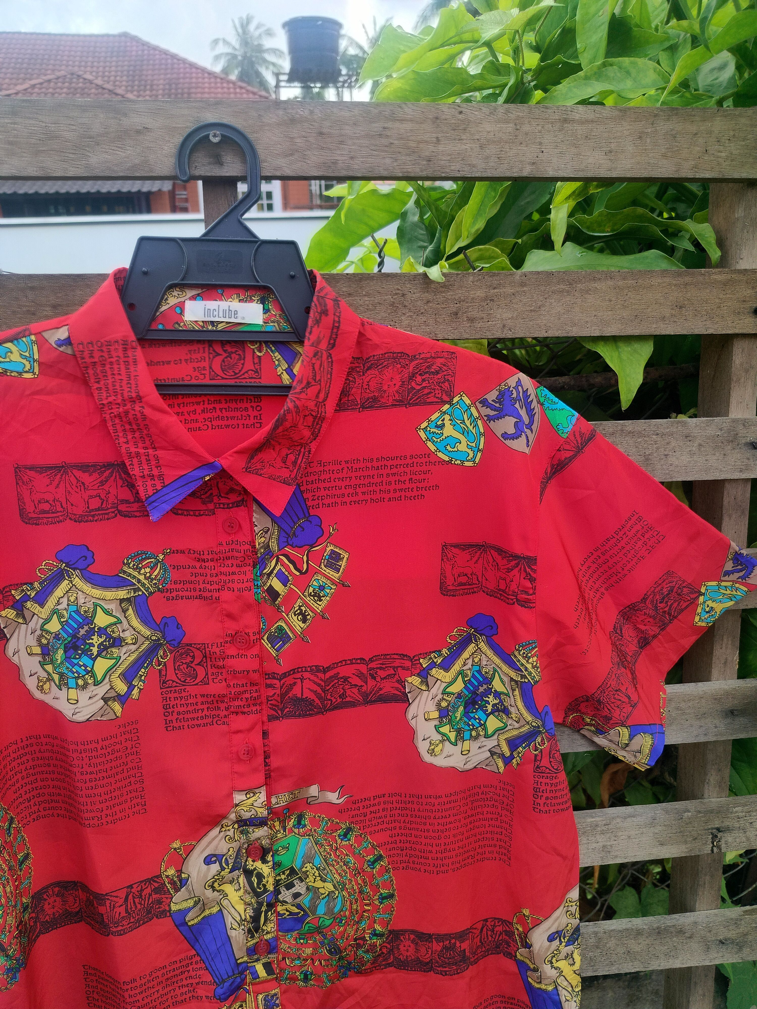 Japanese Brand INCLUBE FULL PRINT FLANNEL Size US M / EU 48-50 / 2 - 3 Thumbnail