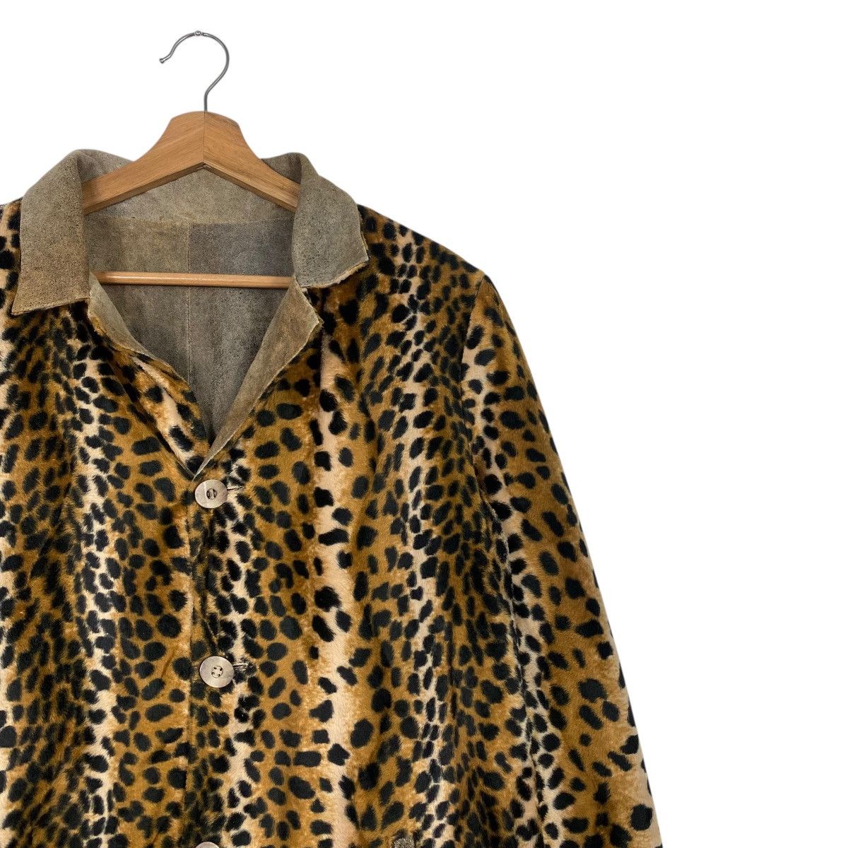 Designer Vintage Pilerria leopard revesable coat jacket Size US M / EU 48-50 / 2 - 5 Thumbnail