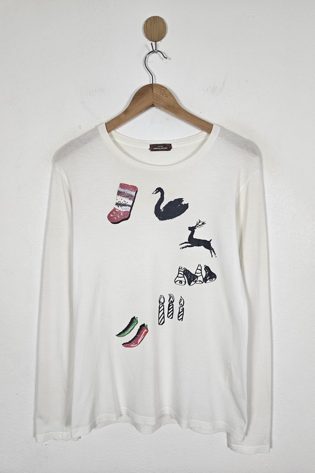 Tricot Comme des Garcons Tricot Comme des Garcons CDG Christmas Shirt Size S / US 4 / IT 40 - 1 Thumbnail