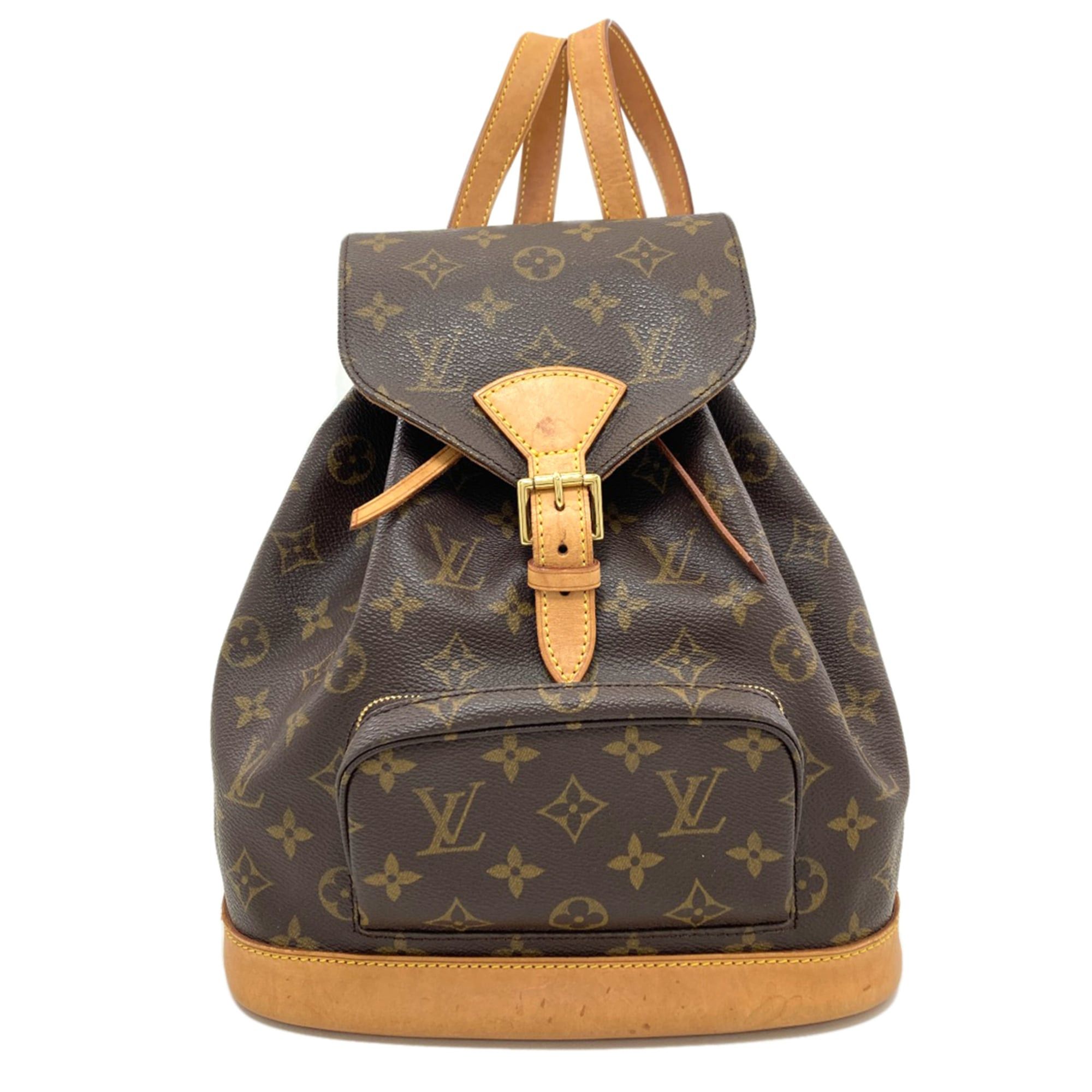 Louis Vuitton Louis Vuitton M51136 Montsouris MM Backpack/Daypack, Monogram Canvas, Women's LOUIS VUITTON Size ONE SIZE - 1 Thumbnail