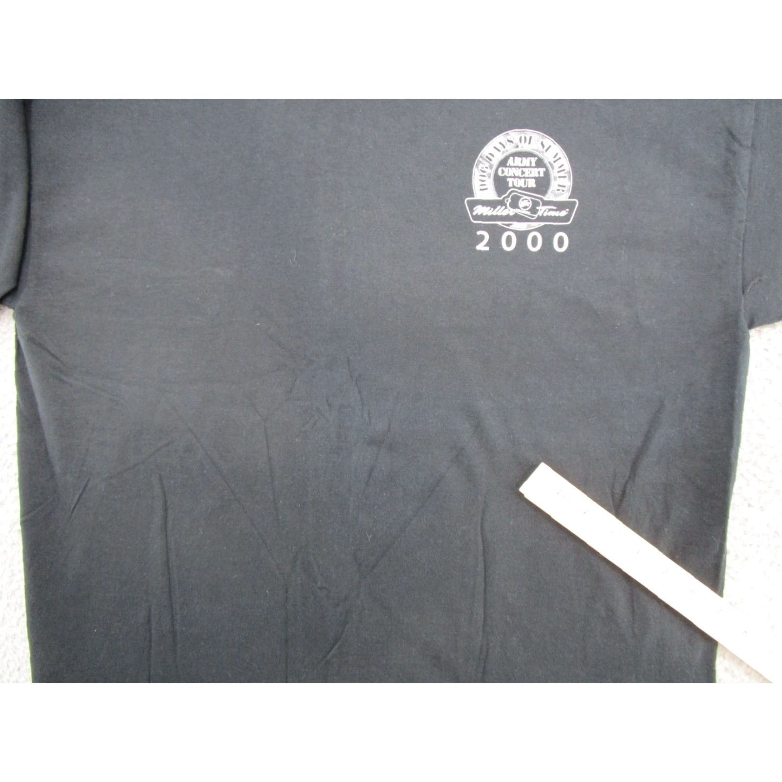Vintage VINTAGE 2000 Y2K Dog Days of Summer Army Concert Tour Black Shirt Men's XL Shirt Mens XL Black Army 2000s Size US XL / EU 56 / 4 - 6 Thumbnail