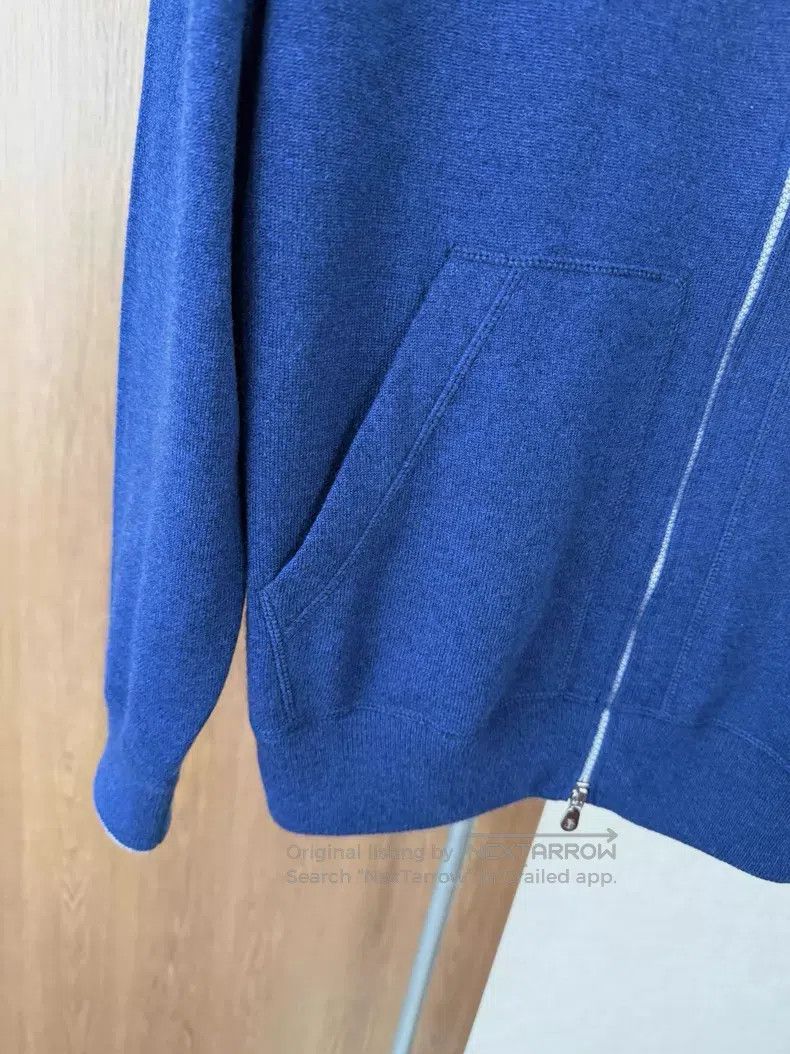 Brunello Cucinelli Brunello Cucinelli Pure Cashmere Hooded Knit Sweatshirt Size US S / EU 44-46 / 1 - 5 Thumbnail