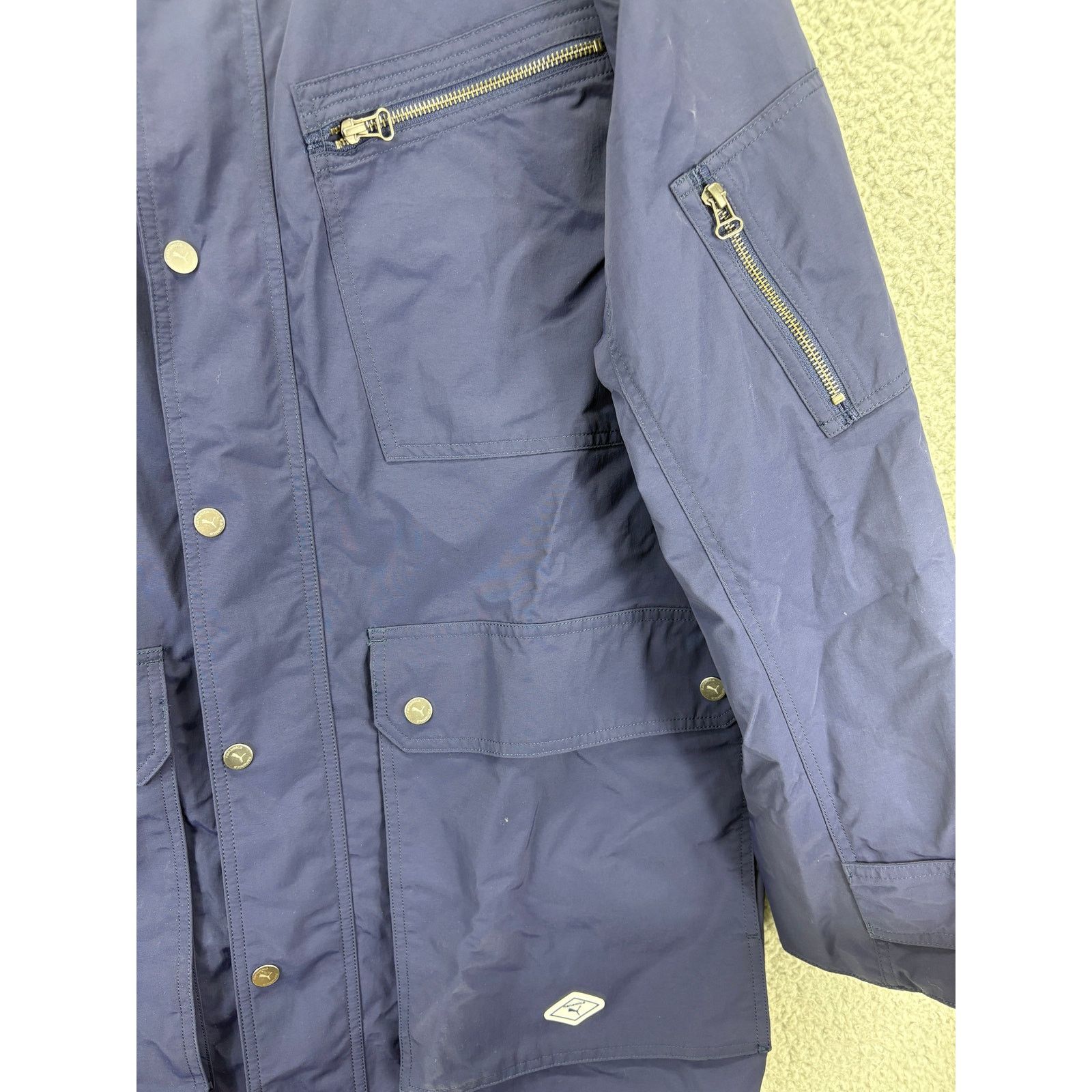 Puma $400 Puma X Nanamica Cordura Jacket Mens S Navy Blue Coat Size US S / EU 44-46 / 1 - 7 Thumbnail
