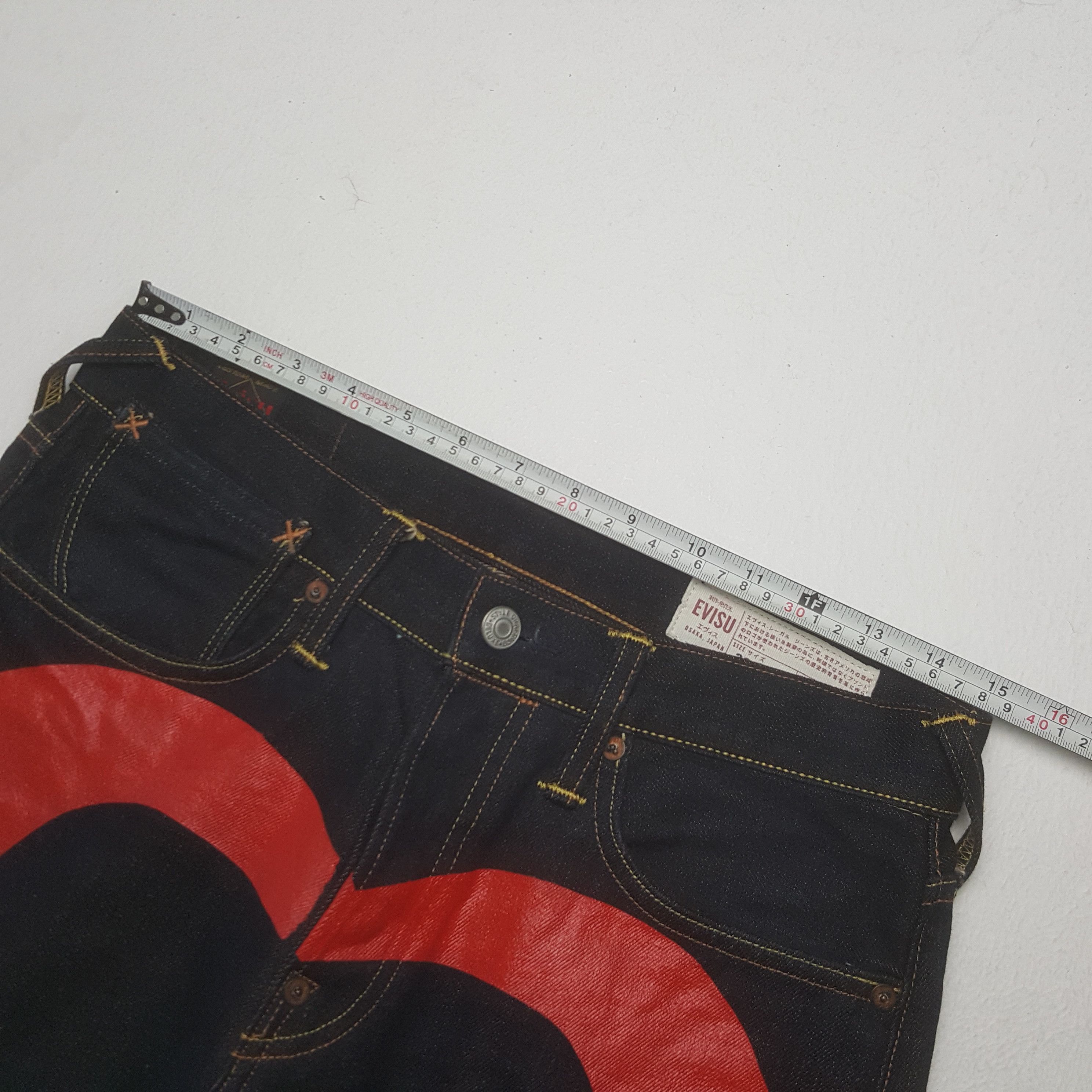 Japanese Brand × Vintage Vintage Evisu Japan Selvedge Custom Daicock Denim Jeans Size US 30 / EU 46 - 7 Thumbnail