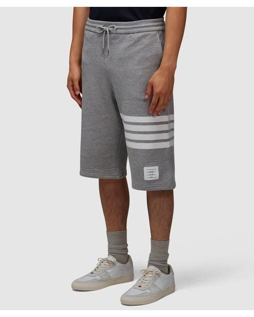 Thom Browne Thom Browne Grey Classic Engineered 4 Bar sweat shirt Size US 34 / EU 50 - 1 Thumbnail