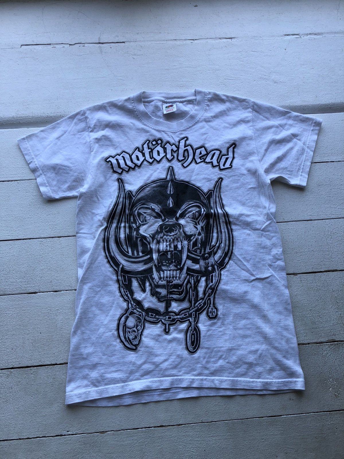 Band Tees Rare vintage 90s Motörhead Rock T-shirt big logo y2k Size US S / EU 44-46 / 1 - 1 Thumbnail