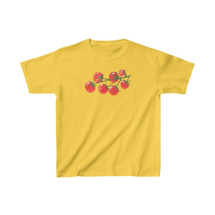 Other Yellow Tomato Baby Tee – Tomato Girl Aesthetic Graphic Top Size S / US 4 / IT 40 - 1 Thumbnail
