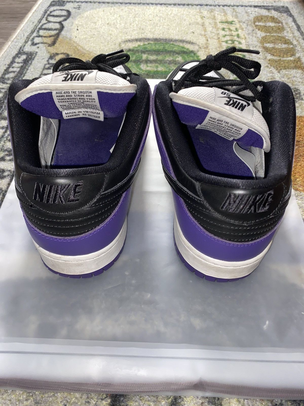 Nike Nike SB Dunk Low Court Purple Size US 10 / EU 43 - 7 Thumbnail