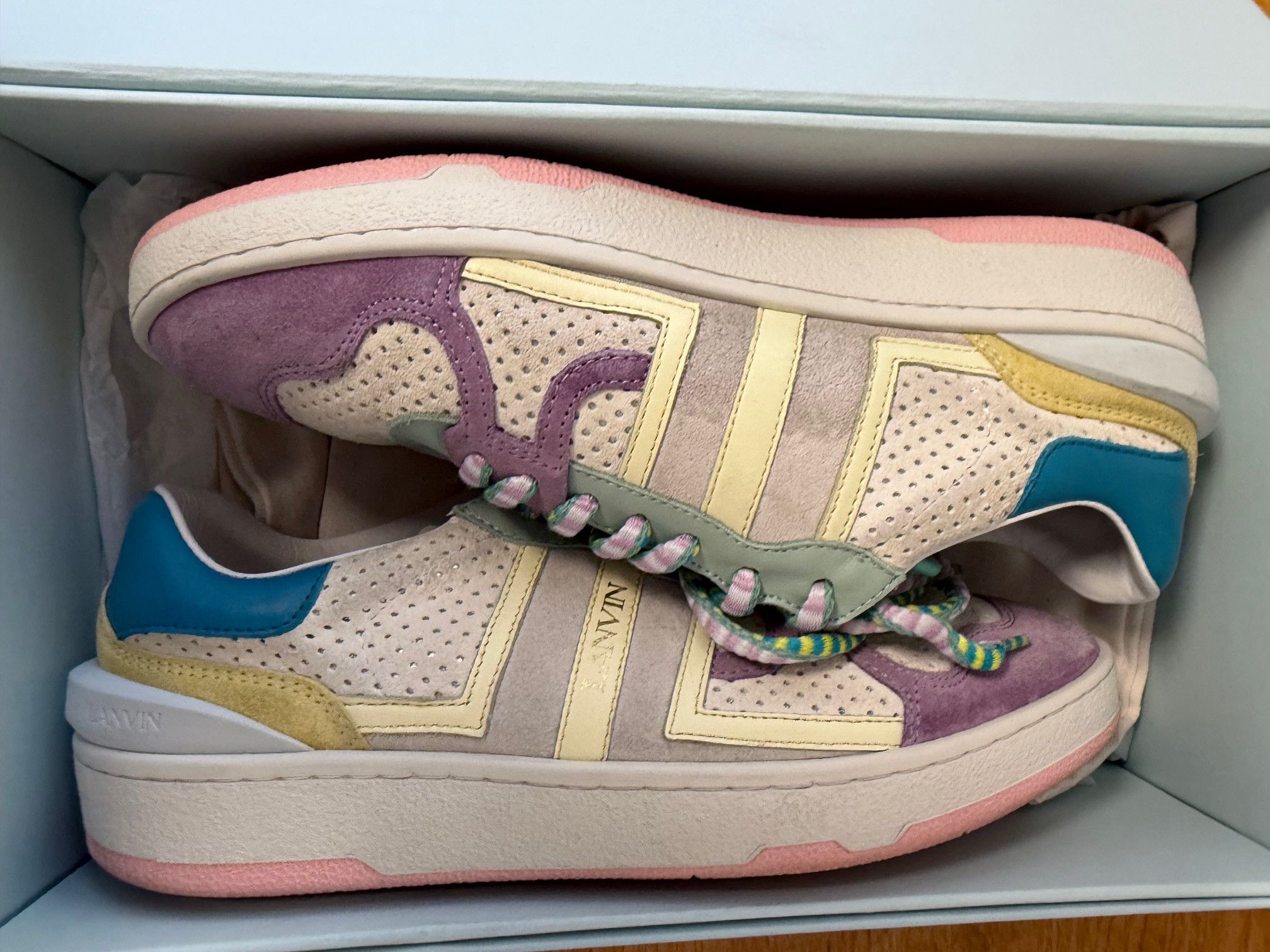 Lanvin Lanvin Multicolor Pastel Sneakers EU 40 / US 10 Size US 10 / IT 40 - 2 Thumbnail