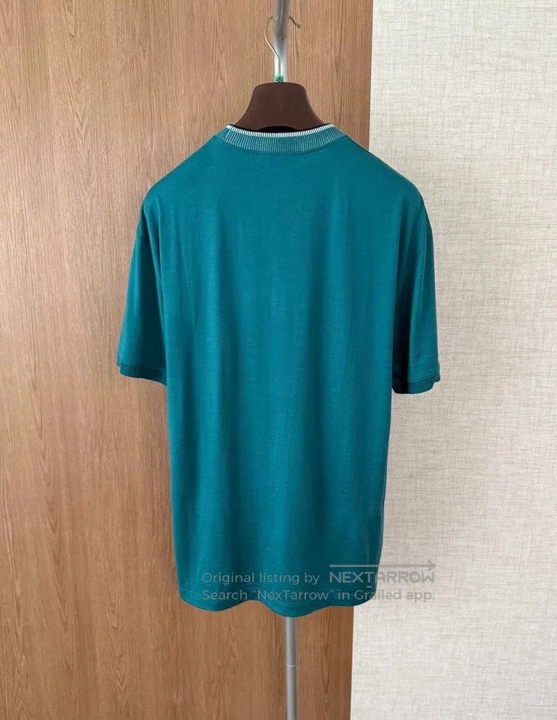 Loro Piana Loro Piana 12 Micron Wool Short Sleeve T-shirt. Size US M / EU 48-50 / 2 - 6 Thumbnail