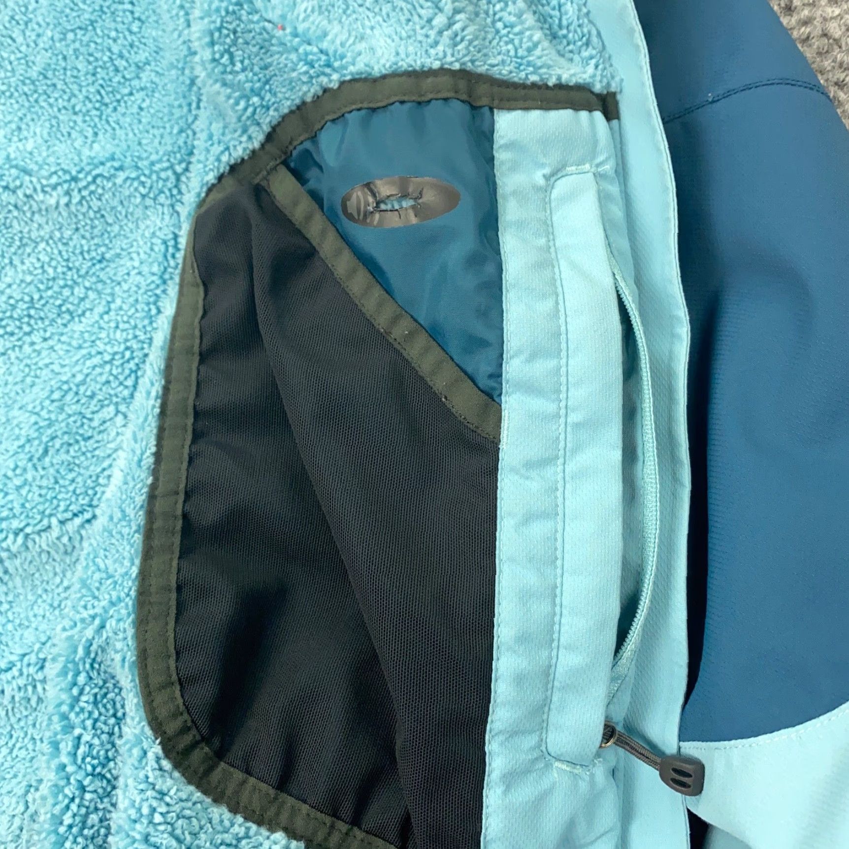 Vintage REI Jacket Womens Medium Blue E1 Elements Winter Coat Fleece Lined Inter Pockets Full Zip Lined Pockets Plaid Casual Travel Size M / US 6-8 / IT 42-44 - 6 Thumbnail