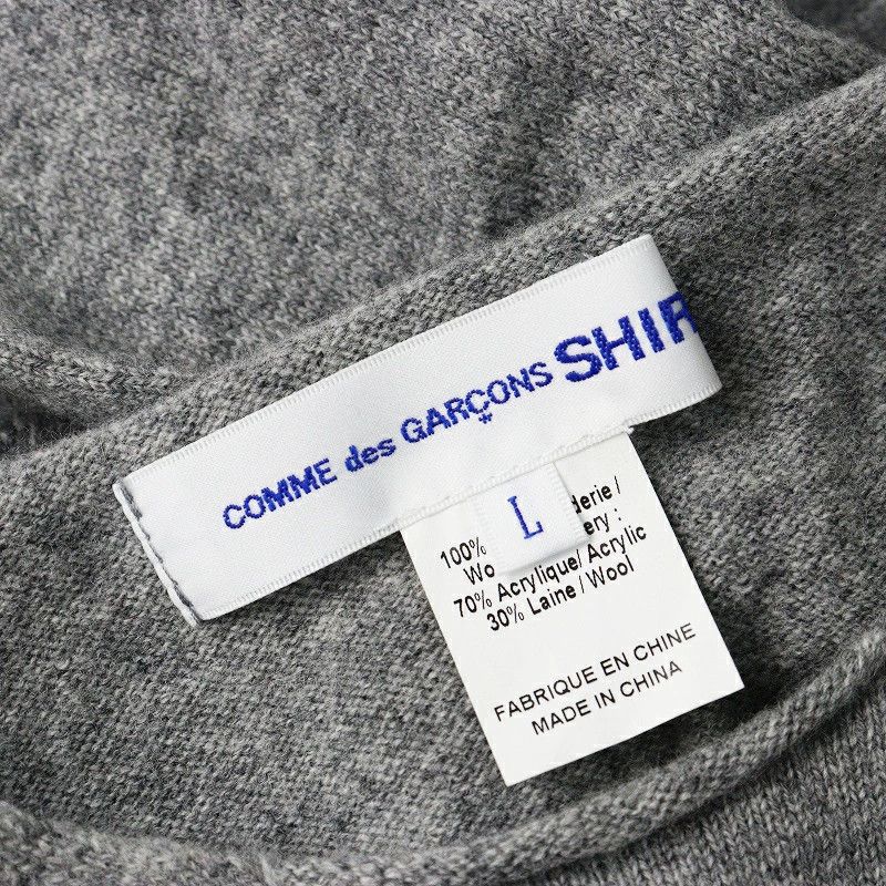 Comme des Garcons SHIRT Sweater Embroidered Design Knitted Size US L / EU 52-54 / 3 - 5 Thumbnail