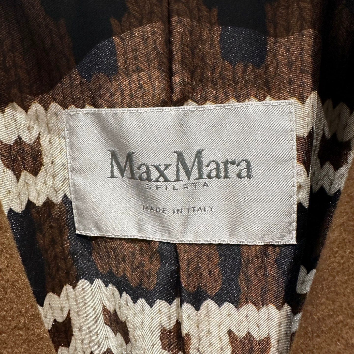 Max Mara Maxmara apr40 solid belted wool overcoat women 34 Size XS / US 0-2 / IT 36-38 - 3 Thumbnail