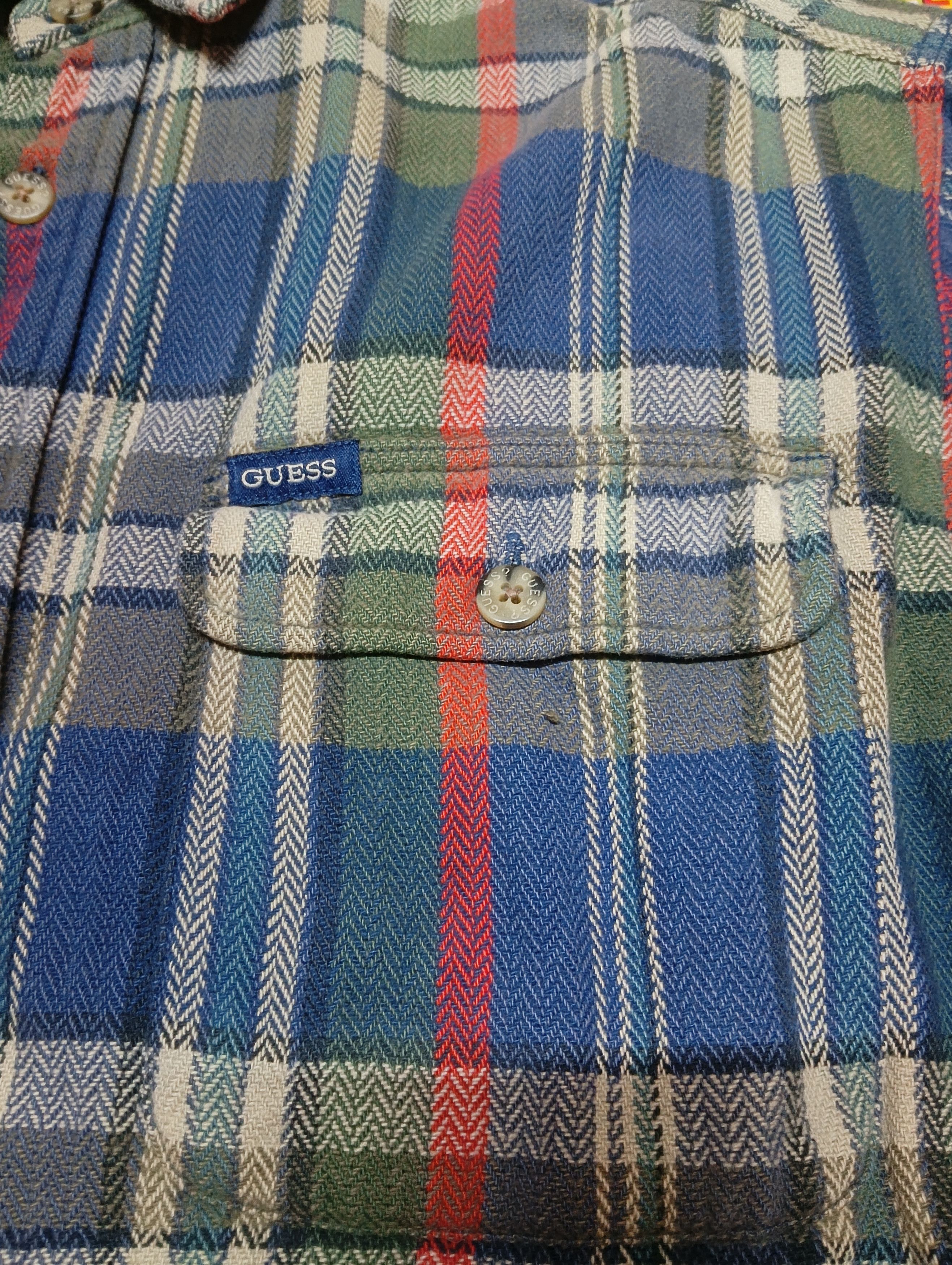 Guess × Vintage vintage Guess flannel Size US L / EU 52-54 / 3 - 3 Thumbnail