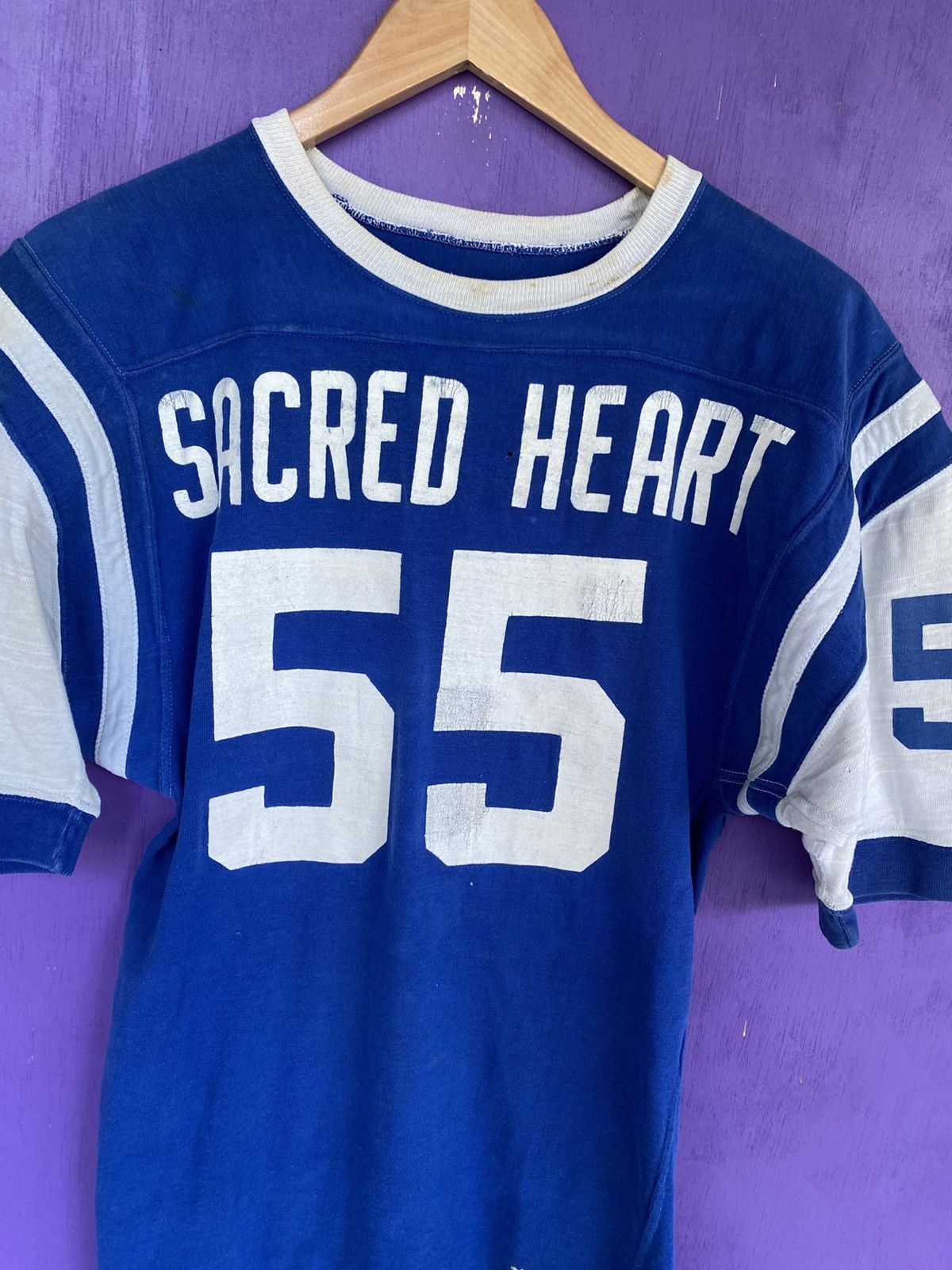 Other Vintage 70s Sacred heart football jersey shirt Size US M / EU 48-50 / 2 - 3 Thumbnail