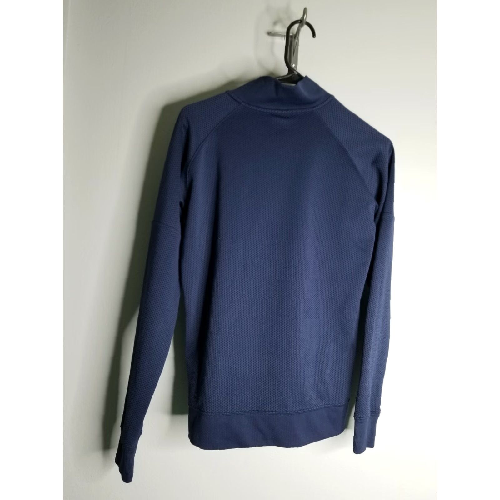 Nike VINTAGE Nike BYU Womens M Sweater Quarter Zip 1/4 Zip Mock Neck Pullover Swoosh Blue Size M / US 6-8 / IT 42-44 - 2 Thumbnail
