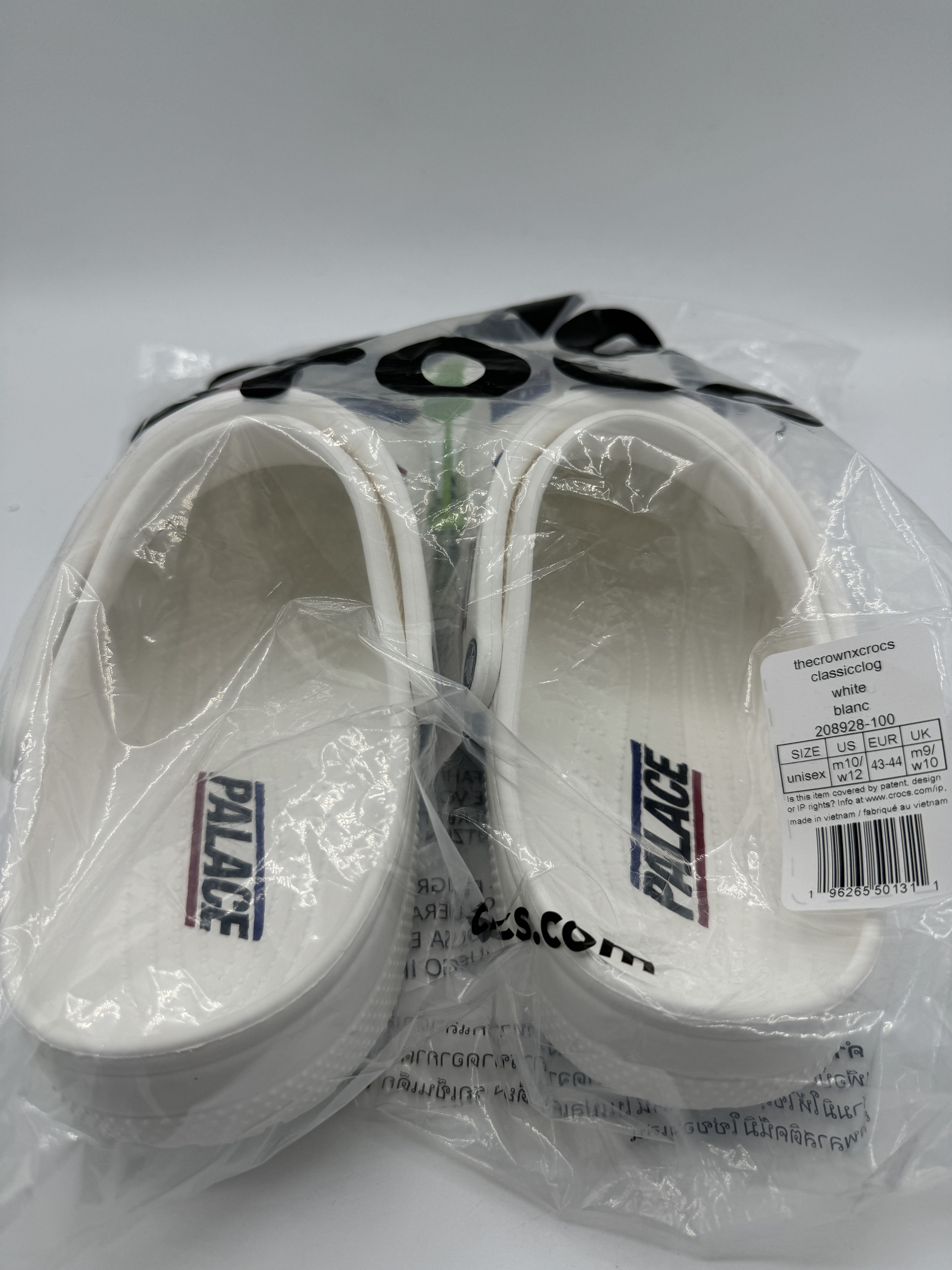 Crocs × Palace Palace Crocs Classic Clog White Size US 10 / EU 43 - 5 Thumbnail