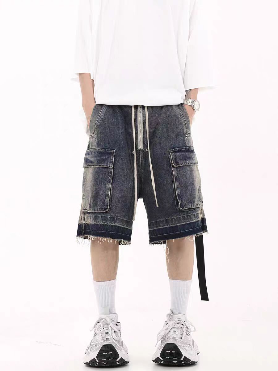 Japanese Brand × Vintage Vintage High Street Multi-Pocket Denim Shorts Size US 30 / EU 46 - 2 Thumbnail