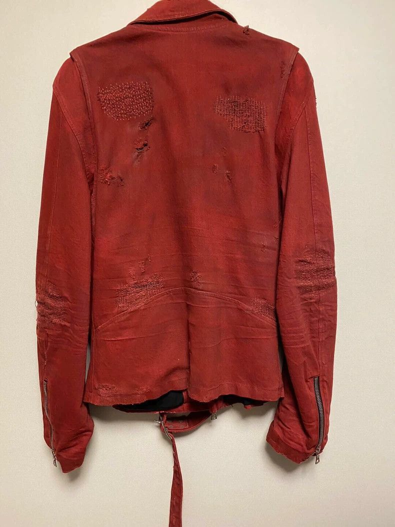 Amiri Amiri Classic 16OG Motorcycle Damage Patch Jacket-2506 Size US XL / EU 56 / 4 - 2 Thumbnail