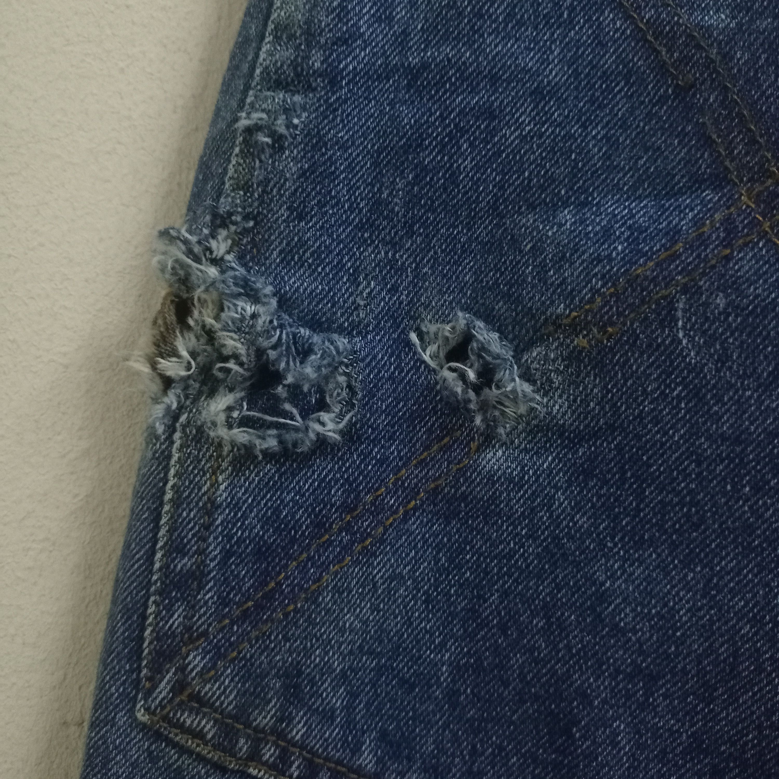Japanese Brand Vintage Japanese Bayleaf Baggy Jean Shorts 32x33 Size US 32 / EU 48 - 6 Thumbnail