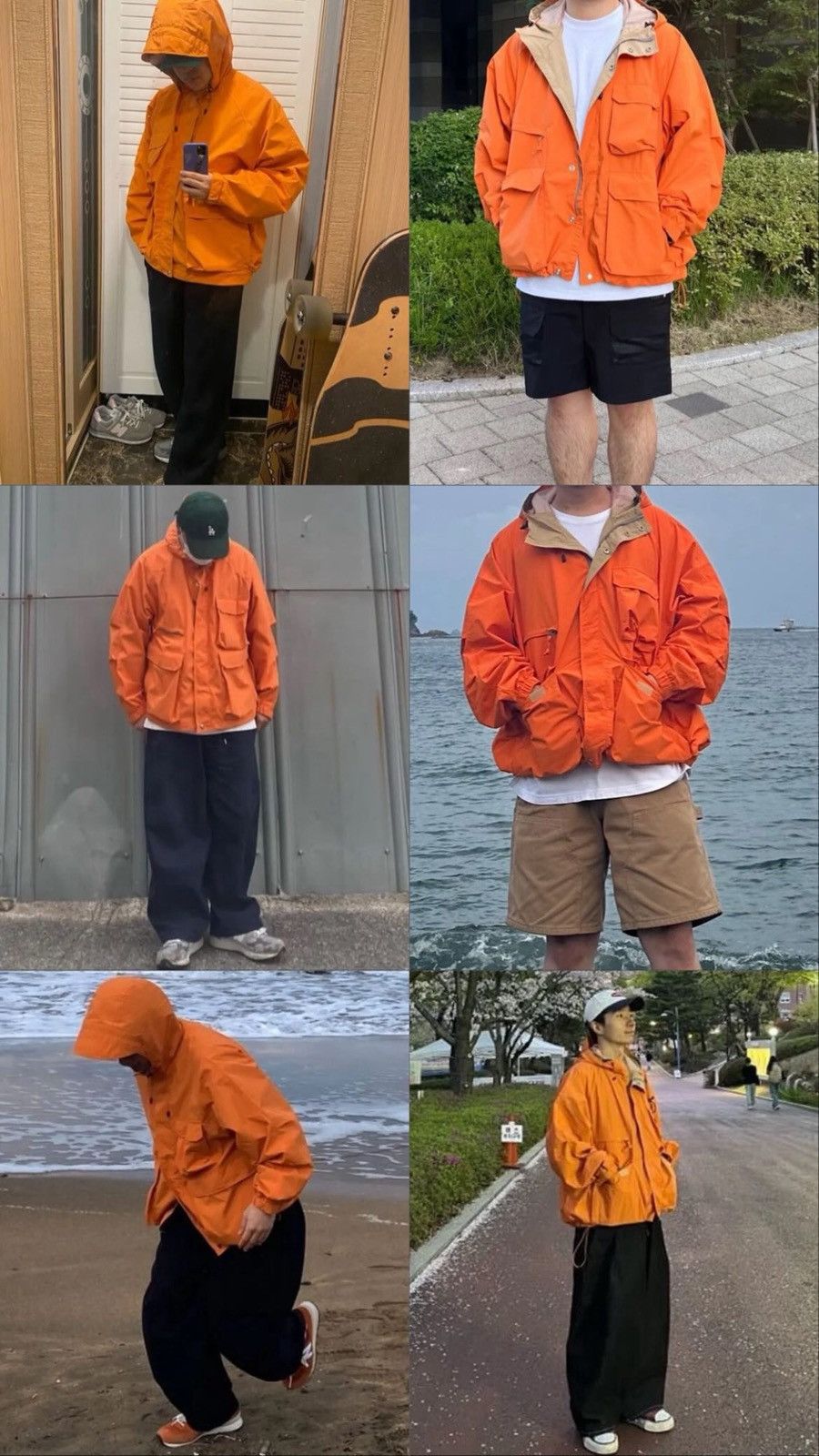 DAIWA PIER39 Outstanding & Co Hunting Hood Jacket Orange Size US XL / EU 56 / 4 - 24 Thumbnail