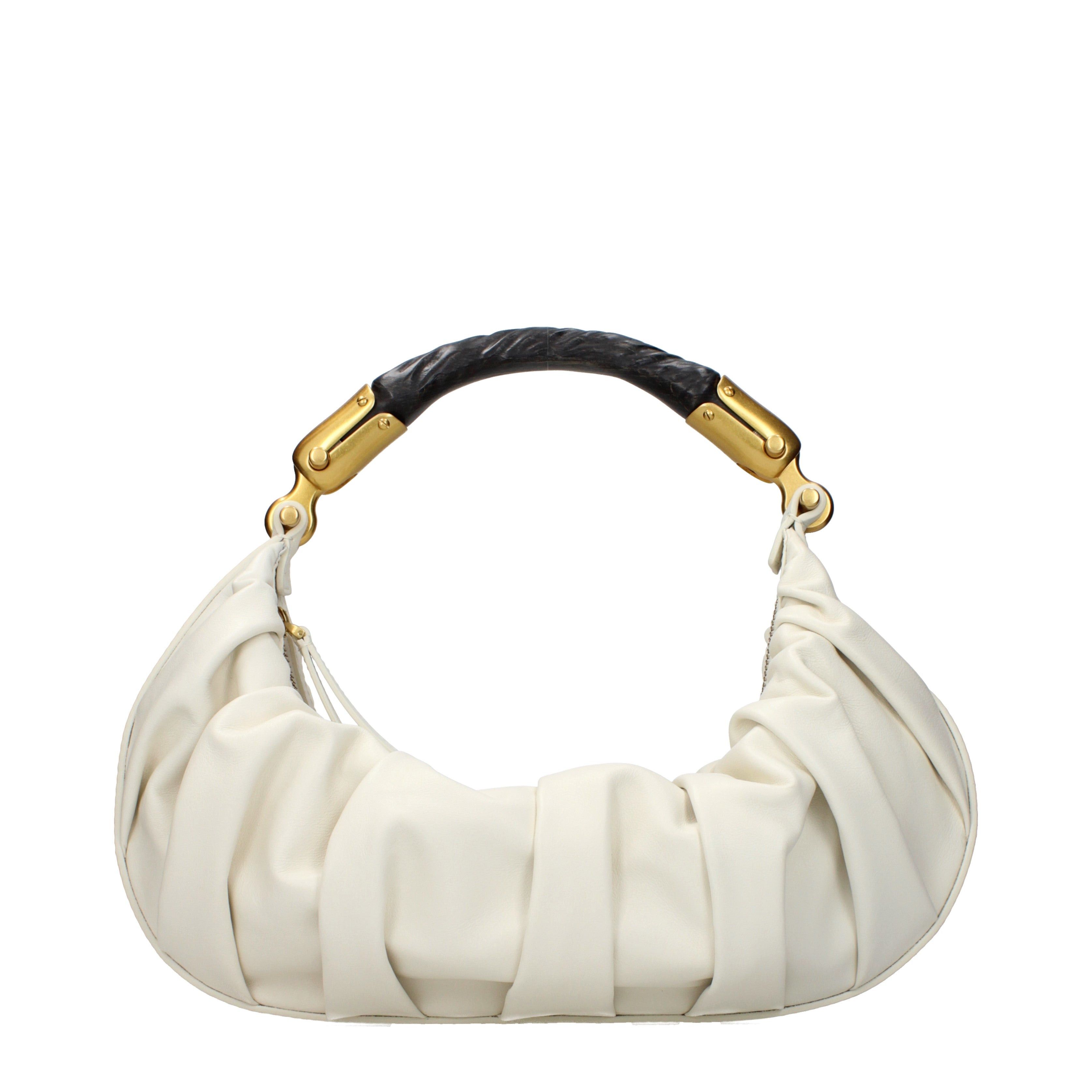 Balmain Balmain Handbags Women Leather Beige/Cream Size ONE SIZE - 1 Thumbnail