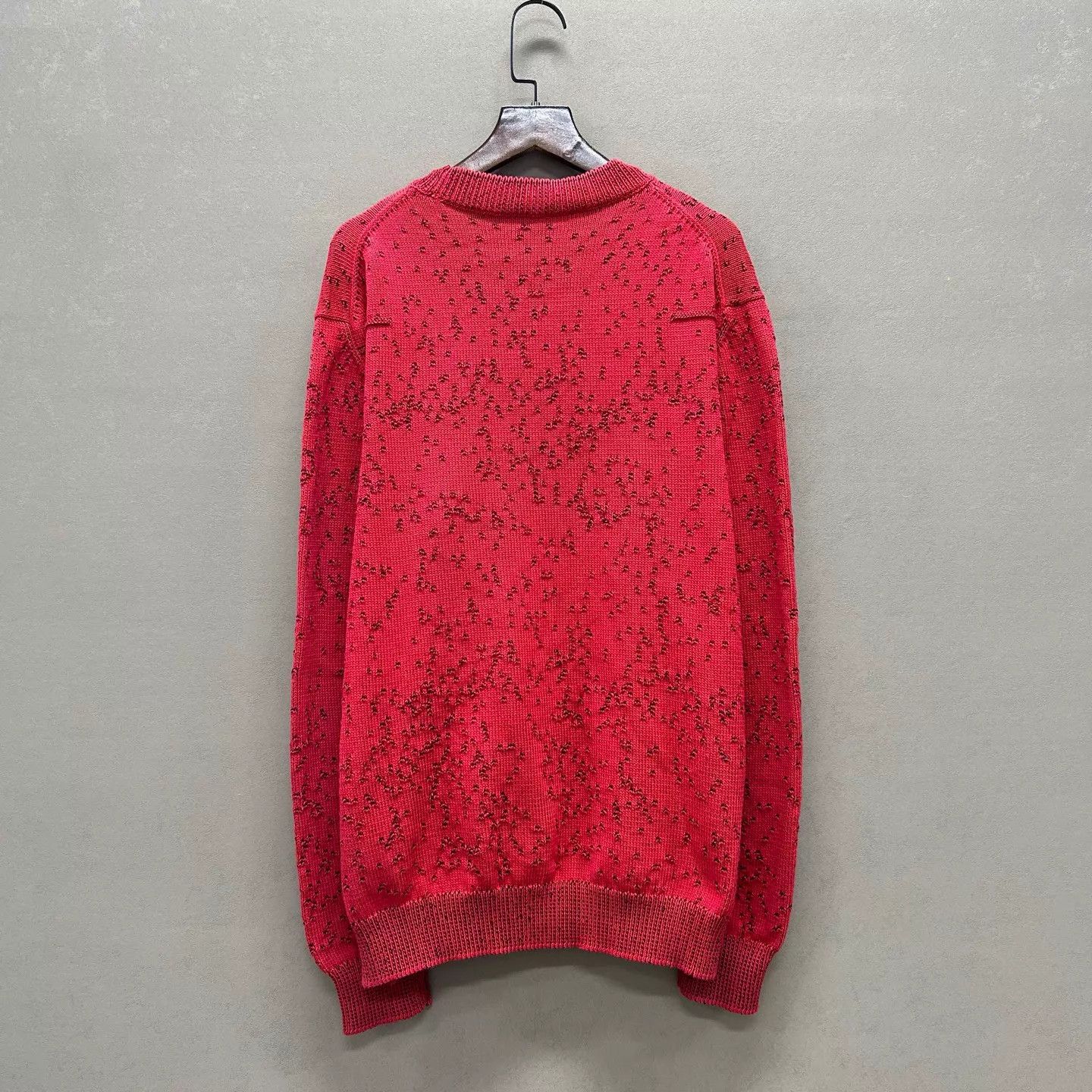 Dior Dior 95 New Red Knit Sweater 46 ys000240 Size XL / US 12-14 / IT 48-50 - 2 Thumbnail
