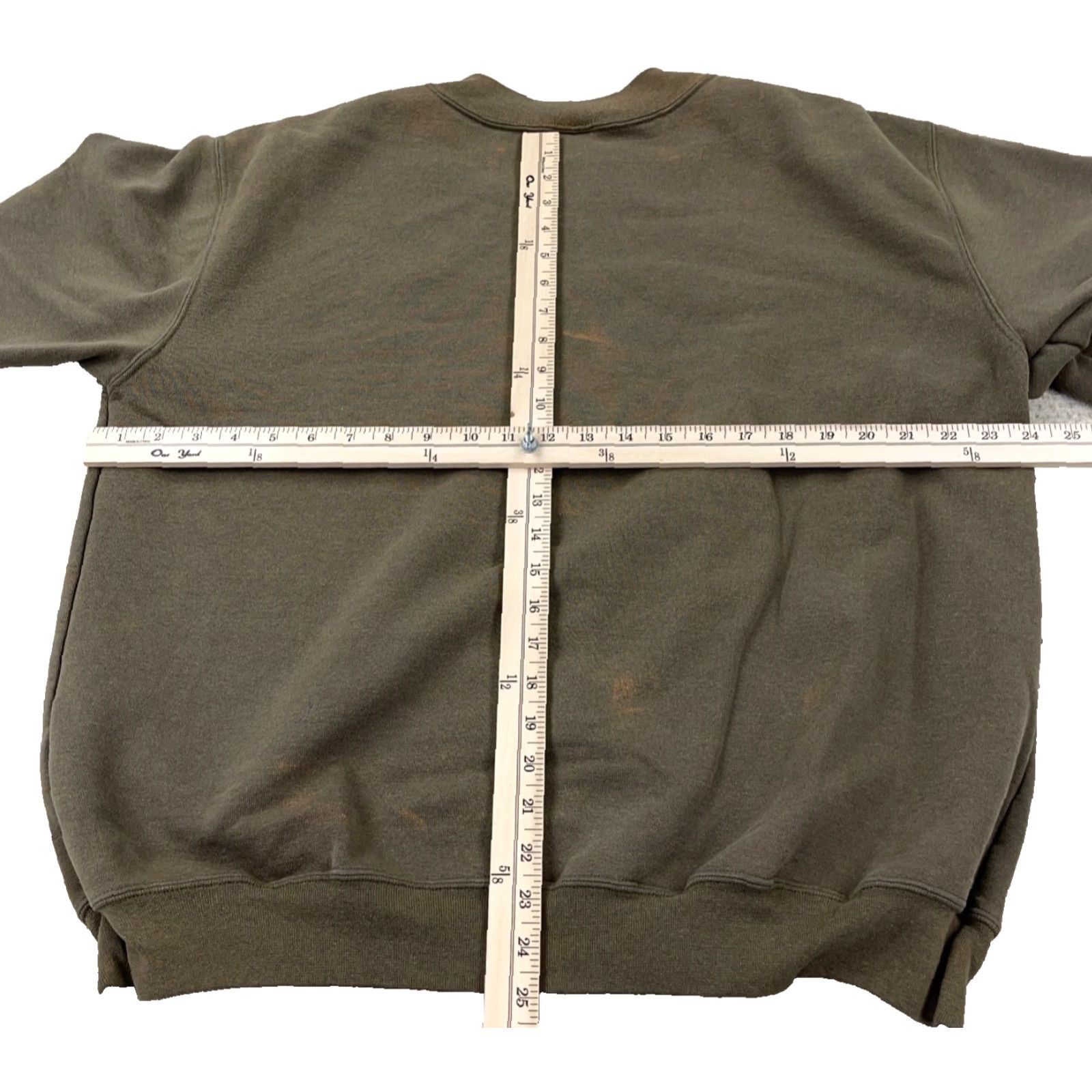 Carhartt VINTAGE Carhartt Sweatshirt Men L Green Crewneck Faded Grunge Heavyweight Athletic Logo Embroidered 90s Hipster Mens Size US L / EU 52-54 / 3 - 5 Thumbnail