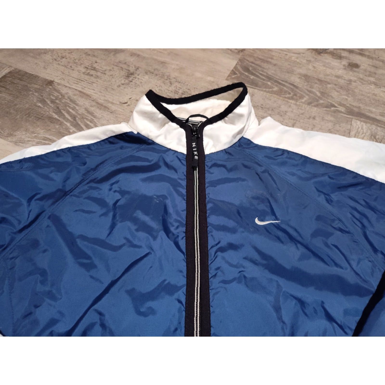 Nike VINTAGE NIKE 90s Full Zip SPELLOUT Windbreaker Jacket SWOOSH M Womens Size M / US 6-8 / IT 42-44 - 4 Thumbnail