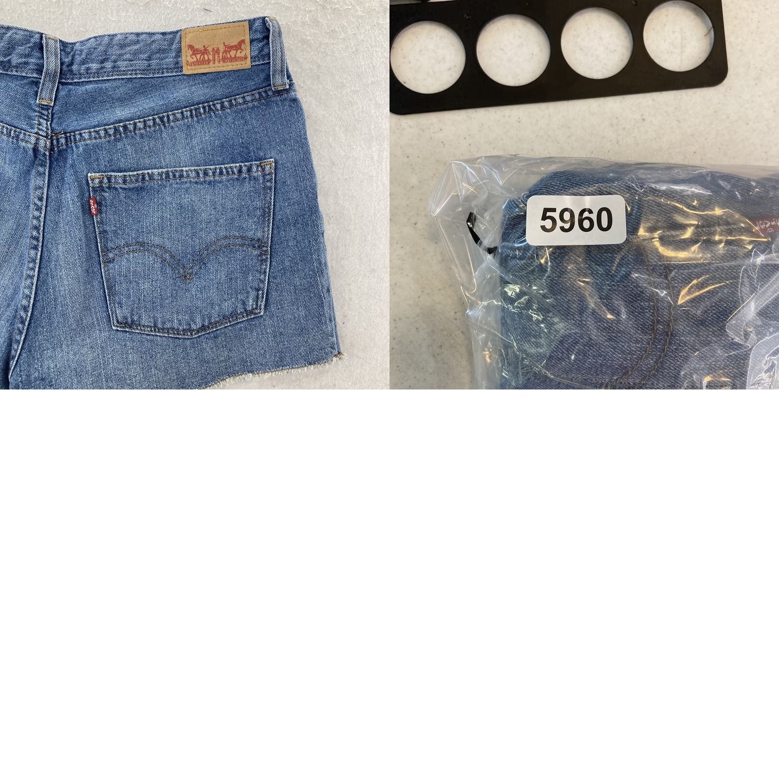 Levi's Levi's Denim High Rise Shortie Shorts 9X2 Jeans 9 Women Blue Vintage: No? Size 30" / US 8 / IT 44 - 8 Thumbnail