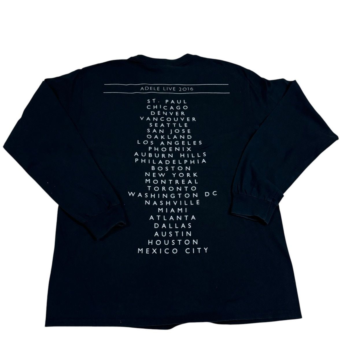 Band Tees ADELE Live 2016 Tour Promo Big Logo Shirts Size US M / EU 48-50 / 2 - 5 Thumbnail