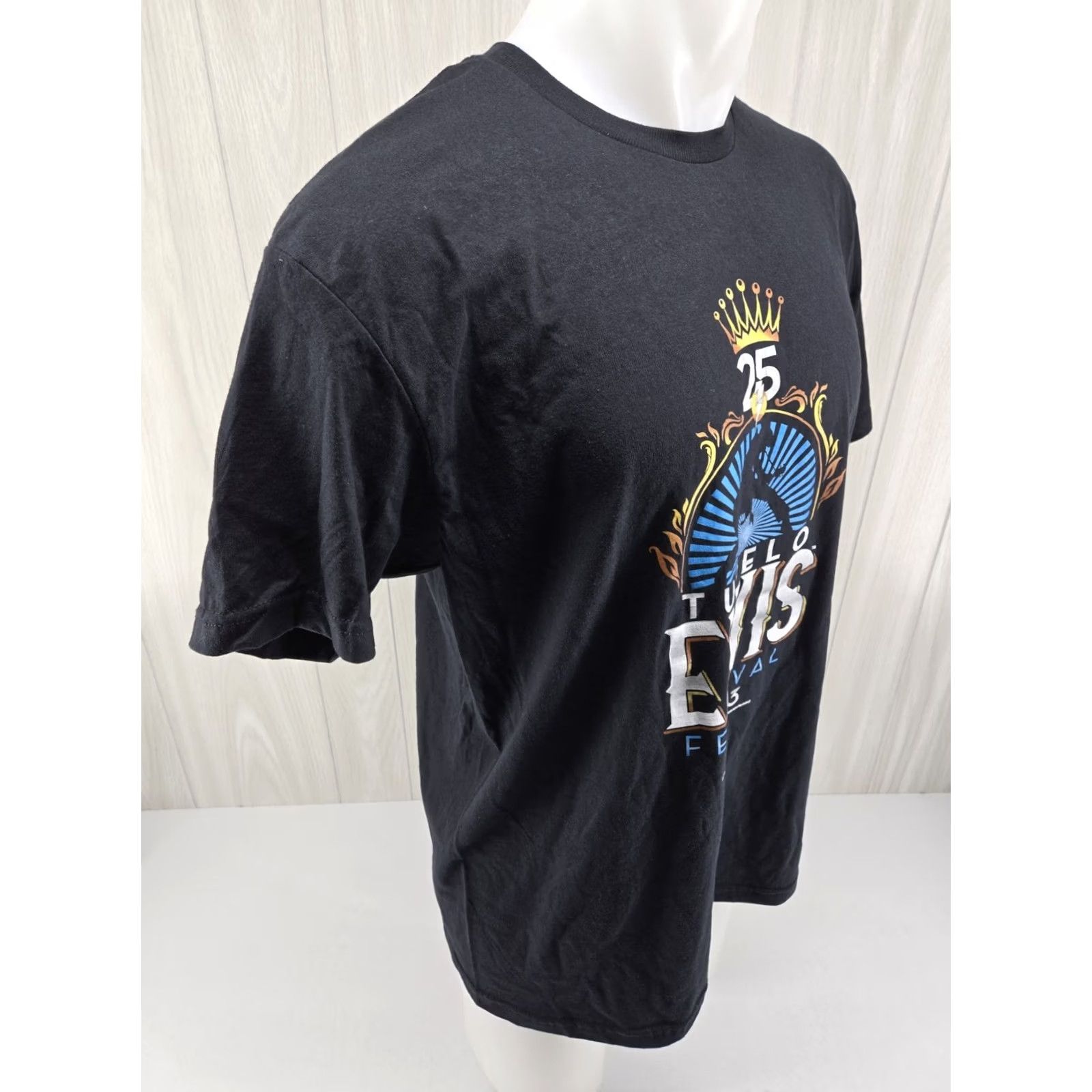 Vintage VINTAGE Tupelo Mississippi Elvis Presley Festival 2023 T-Shirt Large Size US L / EU 52-54 / 3 - 7 Thumbnail