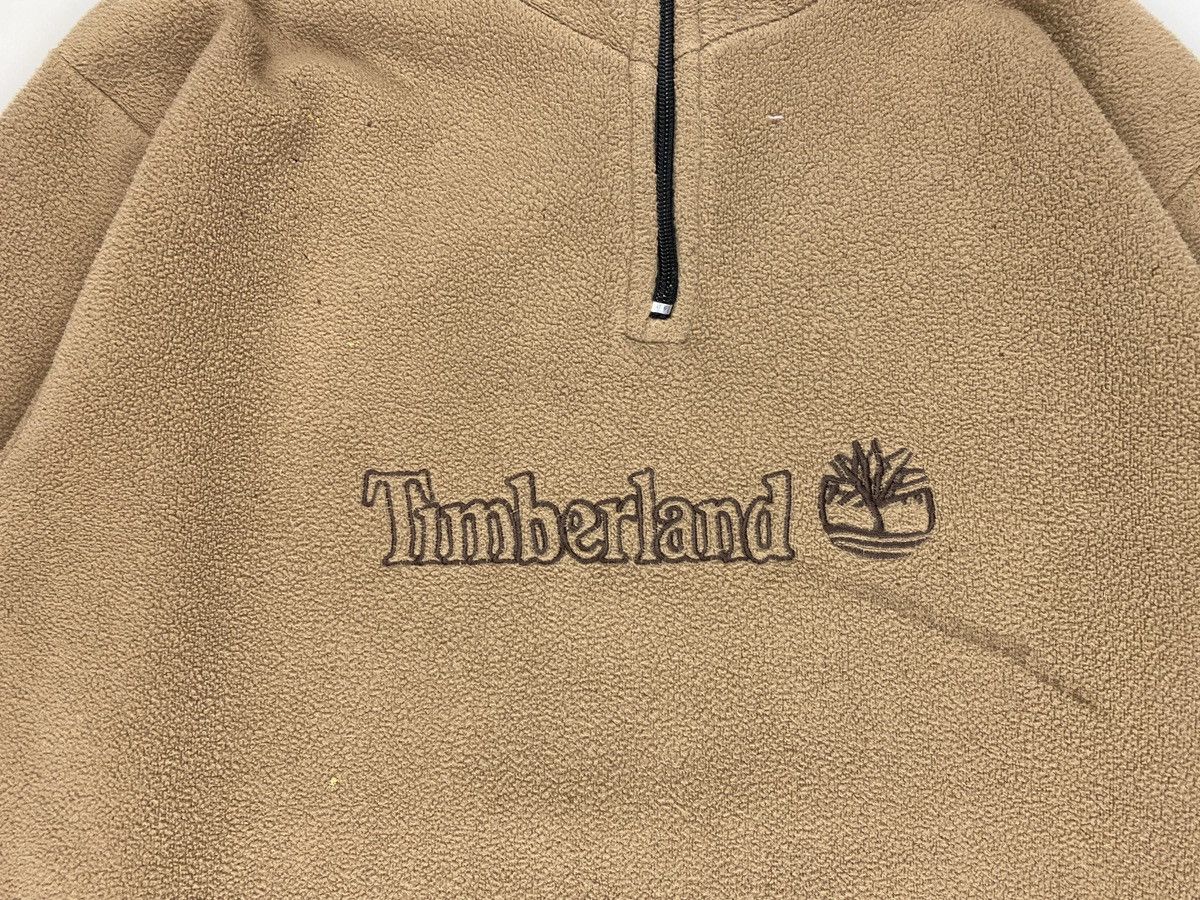 Timberland Timberland Fleece Jacket Trashed Big Embroidered Big Logo Size US L / EU 52-54 / 3 - 5 Thumbnail