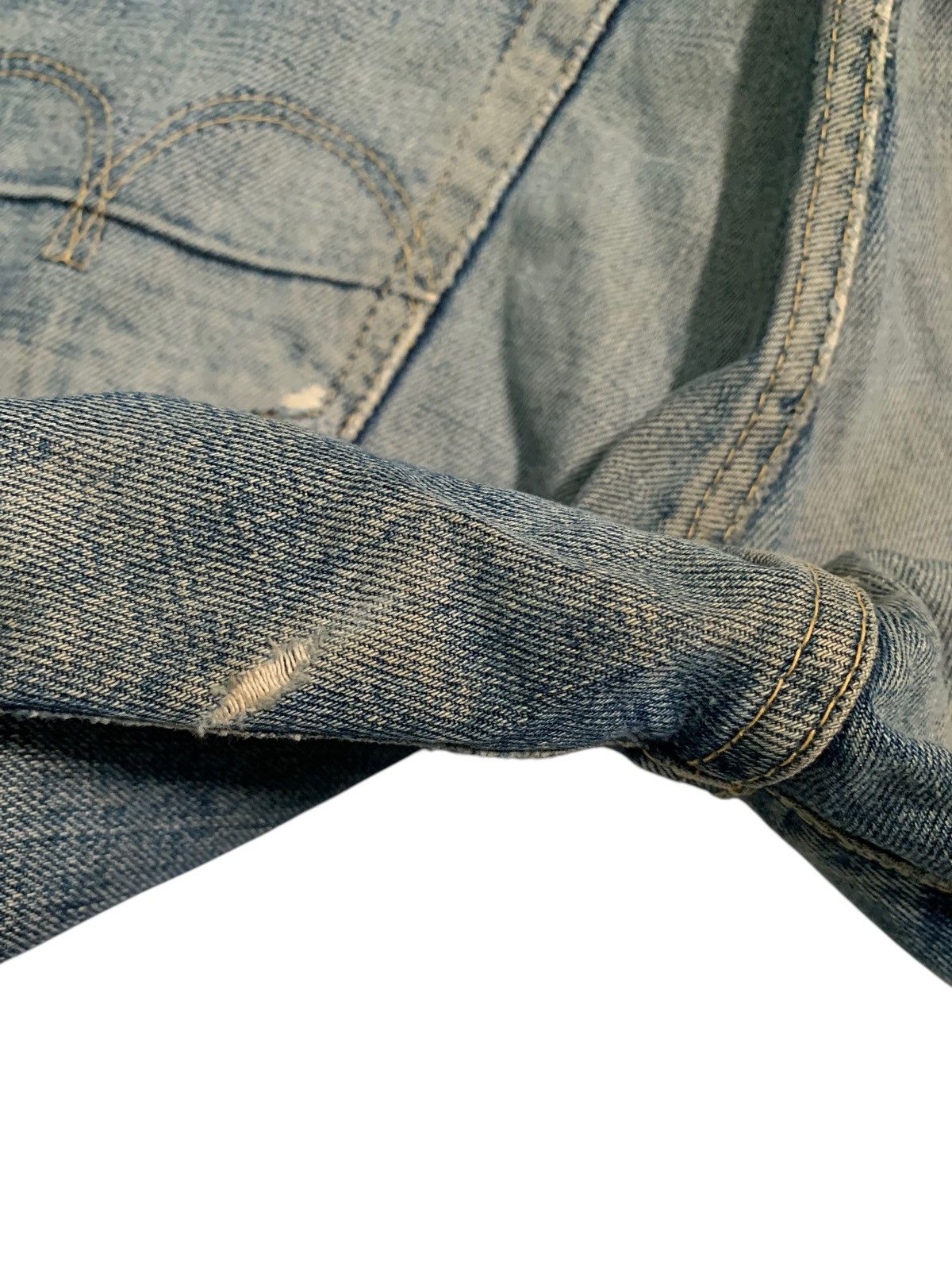 Kapital BARTACK SELVEDGE RUSTY BUTTON FLY JAPANESE DISTRESSED DENIM Size US 28 / EU 44 - 12 Thumbnail
