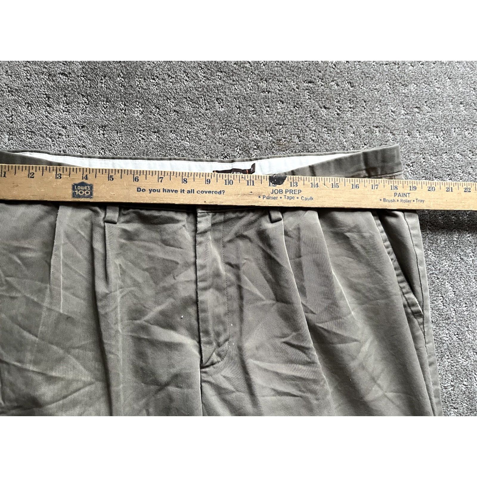 Dockers DOCKERS Beige Classic Fit Men Pants 36x27 Straight Flat Front Regular Size 36 Inseam 27 Men’s Khaki Signature Size US 36 / EU 52 - 6 Thumbnail