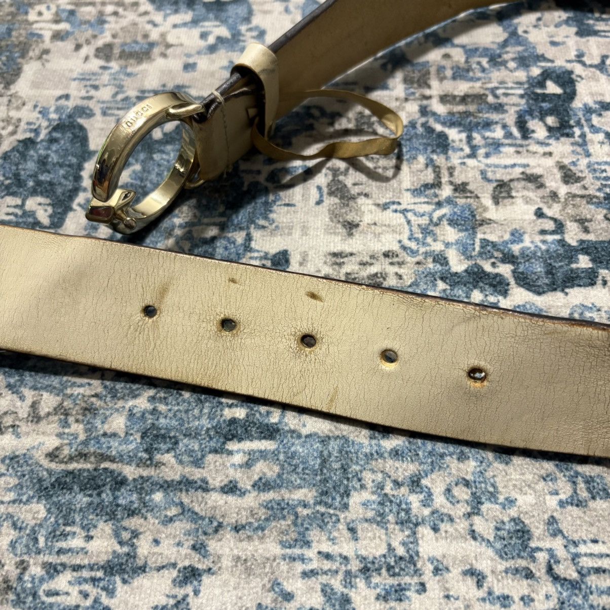 Gucci Vintage Gucci womens leather belt Size ONE SIZE - 7 Thumbnail