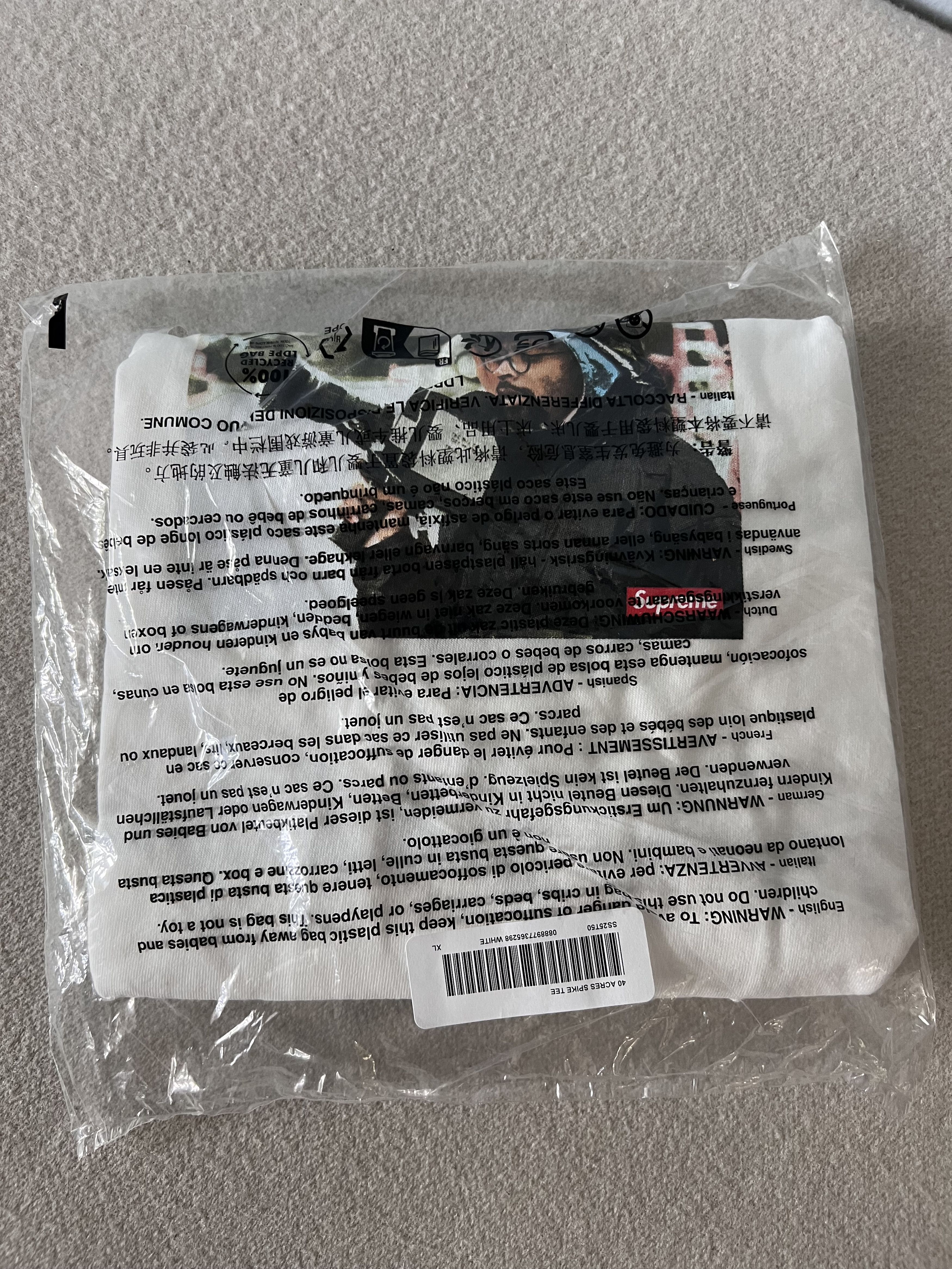 Supreme Supreme 40 Acres Spike Lee Tee in White Size US XL / EU 56 / 4 - 4 Thumbnail