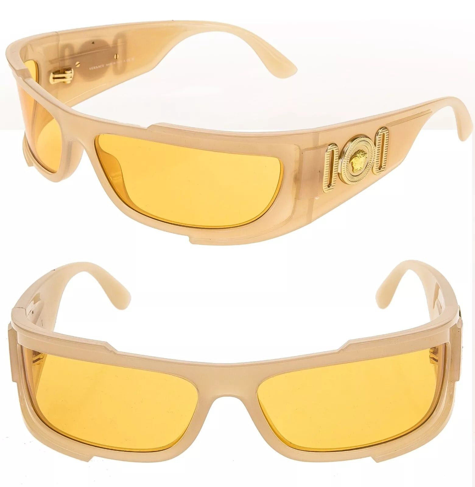 Versace VERSACE MEDUSA BIGGIE Shield 4446 VE4446 Unisex Sunglass Size ONE SIZE - 1 Thumbnail